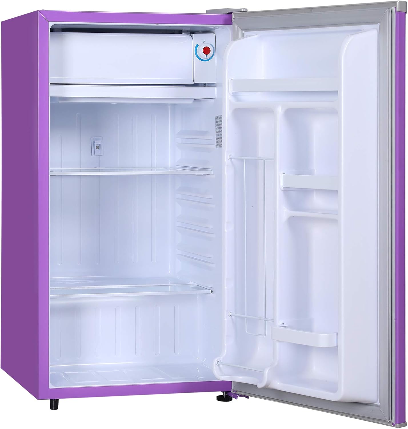 RCA RFR321-PURPLE 3.2 Cu Ft Compact Fridge, Mini Refrigerator, Purple