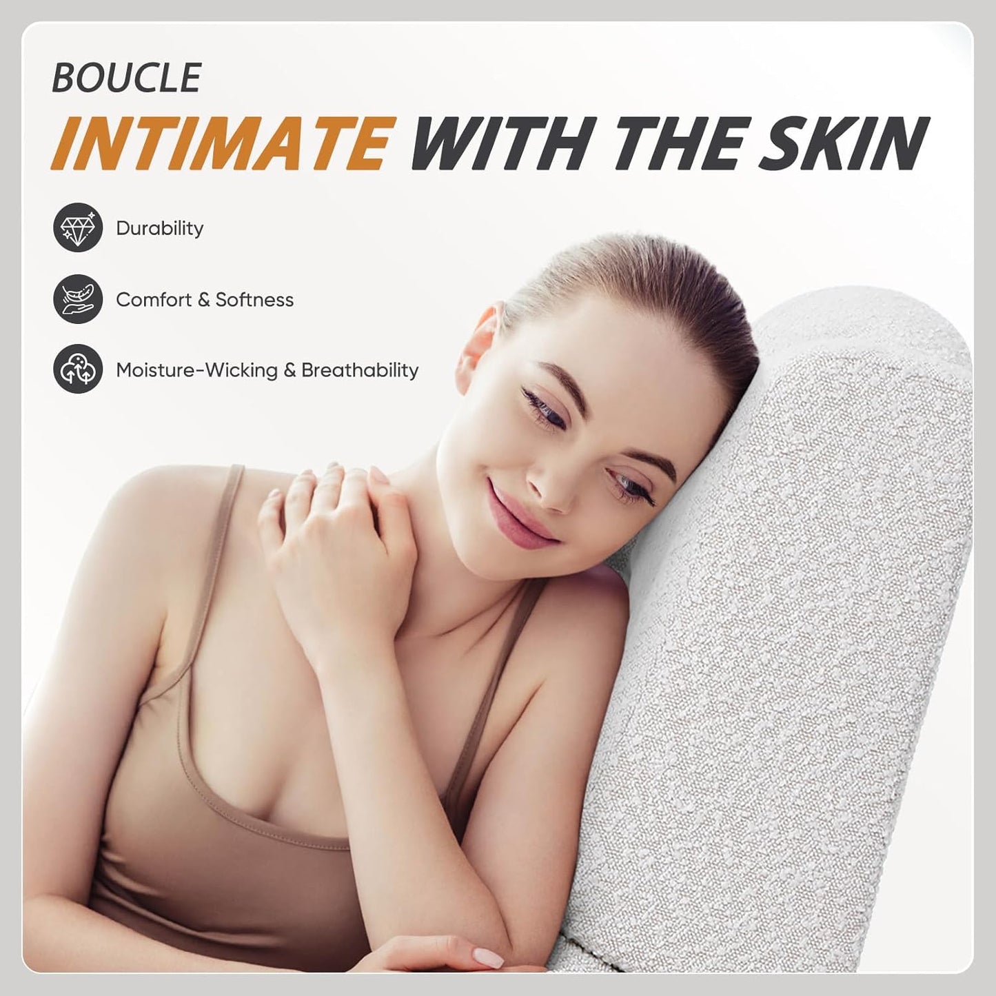 Power Recliner Chair Swivel Glider, Large Rocker Recliner w/USB Charging Port, Boucle Upholstered Swivel Rocker Glider Recliner for Nursery,Bedroom,Living Room,Set of 2,Cream