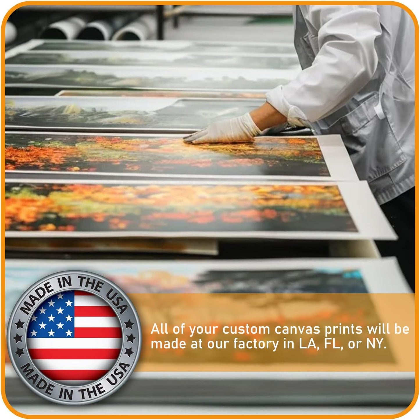 xzartdiy Custom Canvas Prints with Your Photos - Personalized Picture Print Customized Gifts for Family Home Office Wall Art Decor, Wrapped Canvas 32x24inch