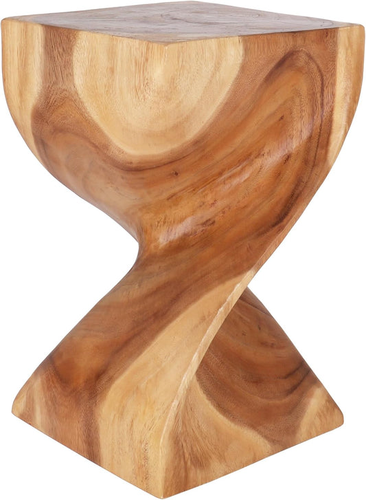 Rutledge & King Wooden End Table - Unique Wooden Side Table - Mid Century Side Table - Saur Wood Side Table - Small Accent Table - Mid Century Modern Side Table