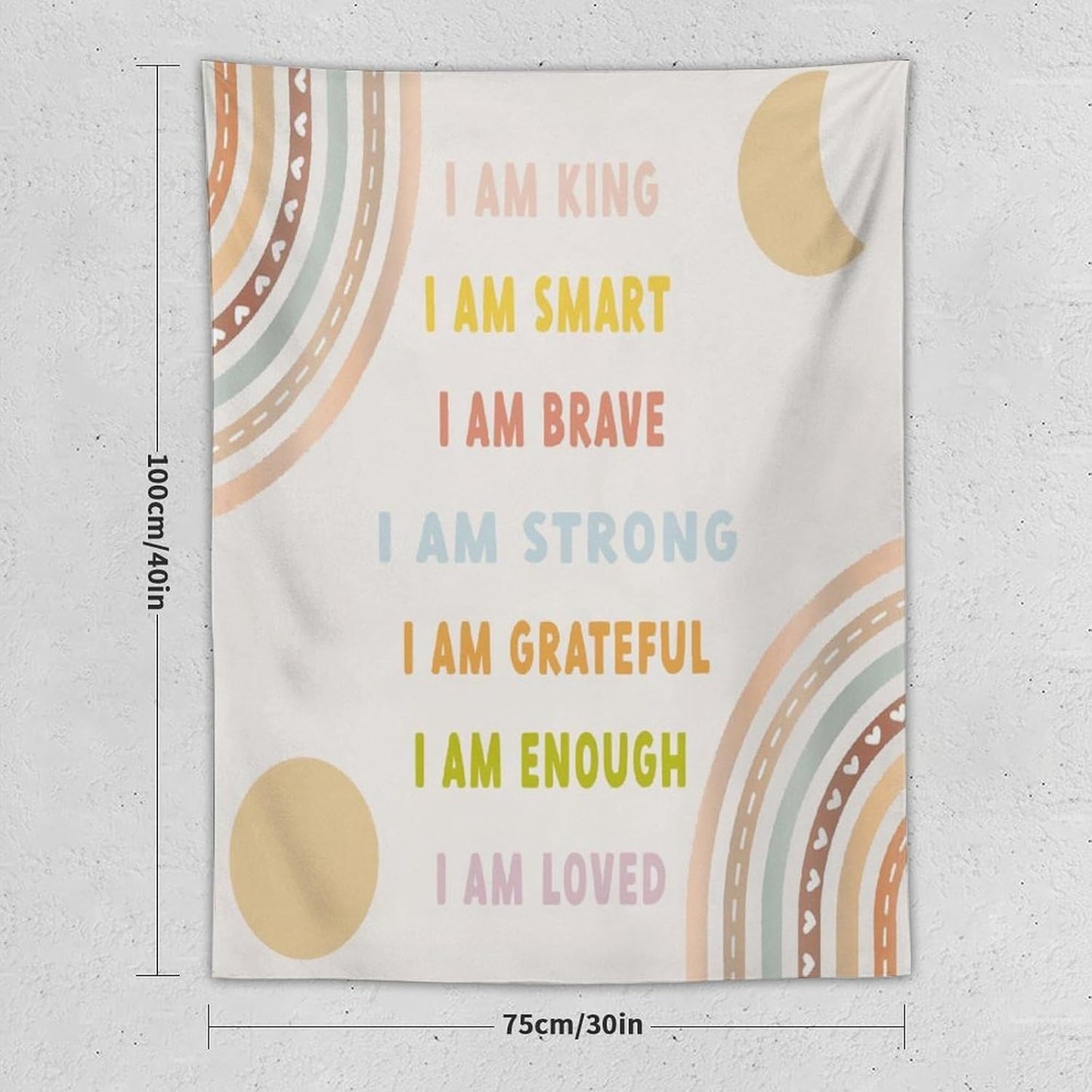 ICMOLYYENLO Boho Plant Aesthetic Tapestry, Abstract Medieval Arch Sun Home Aesthetic Wall Hanging For Bedroom Living Room Dormitory Tapestry 60x60 Inches