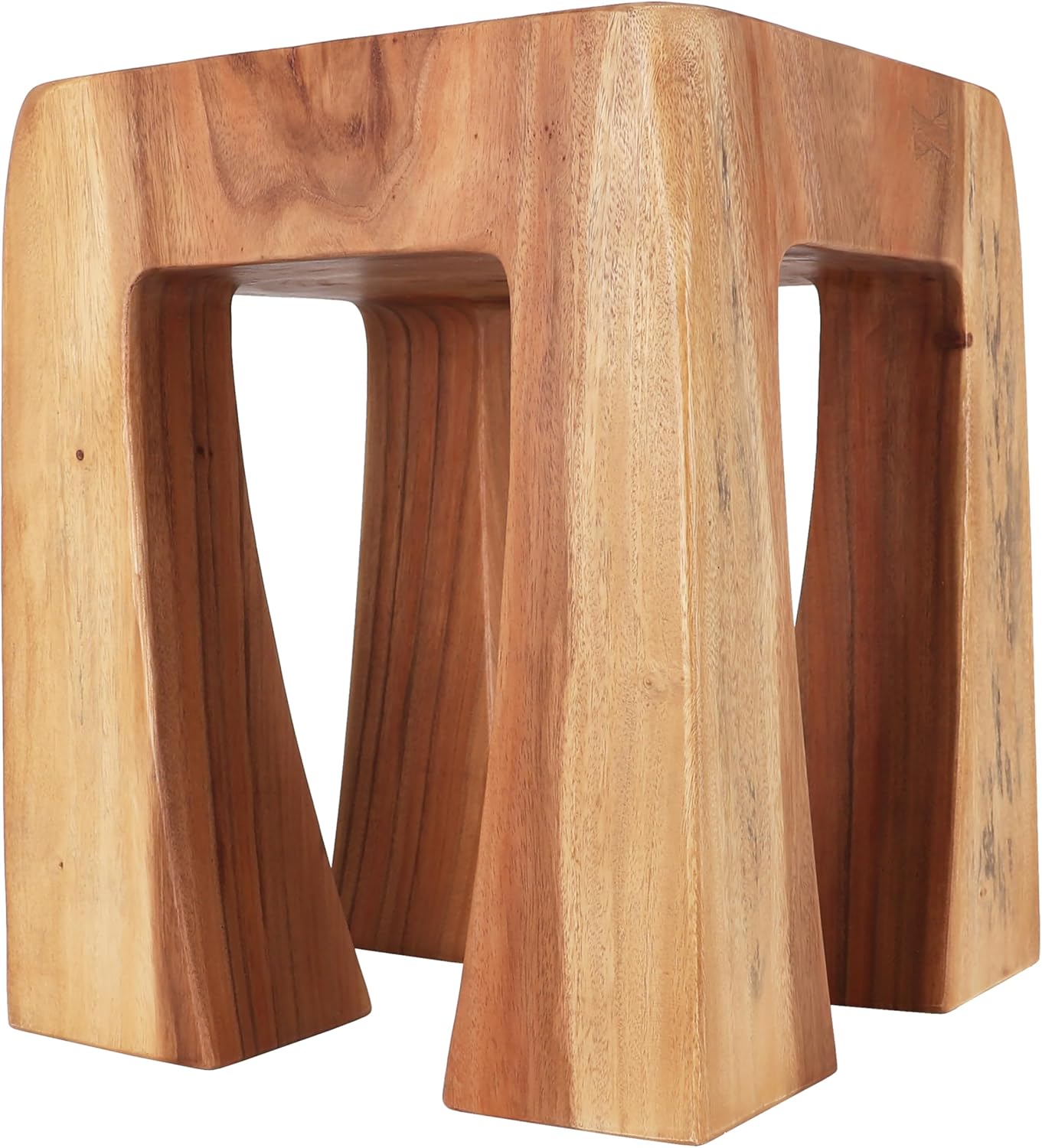 Rutledge & King Wooden End Table - Unique Wooden Side Table - Mid Century Side Table - Small Accent Table - Mid Century Modern