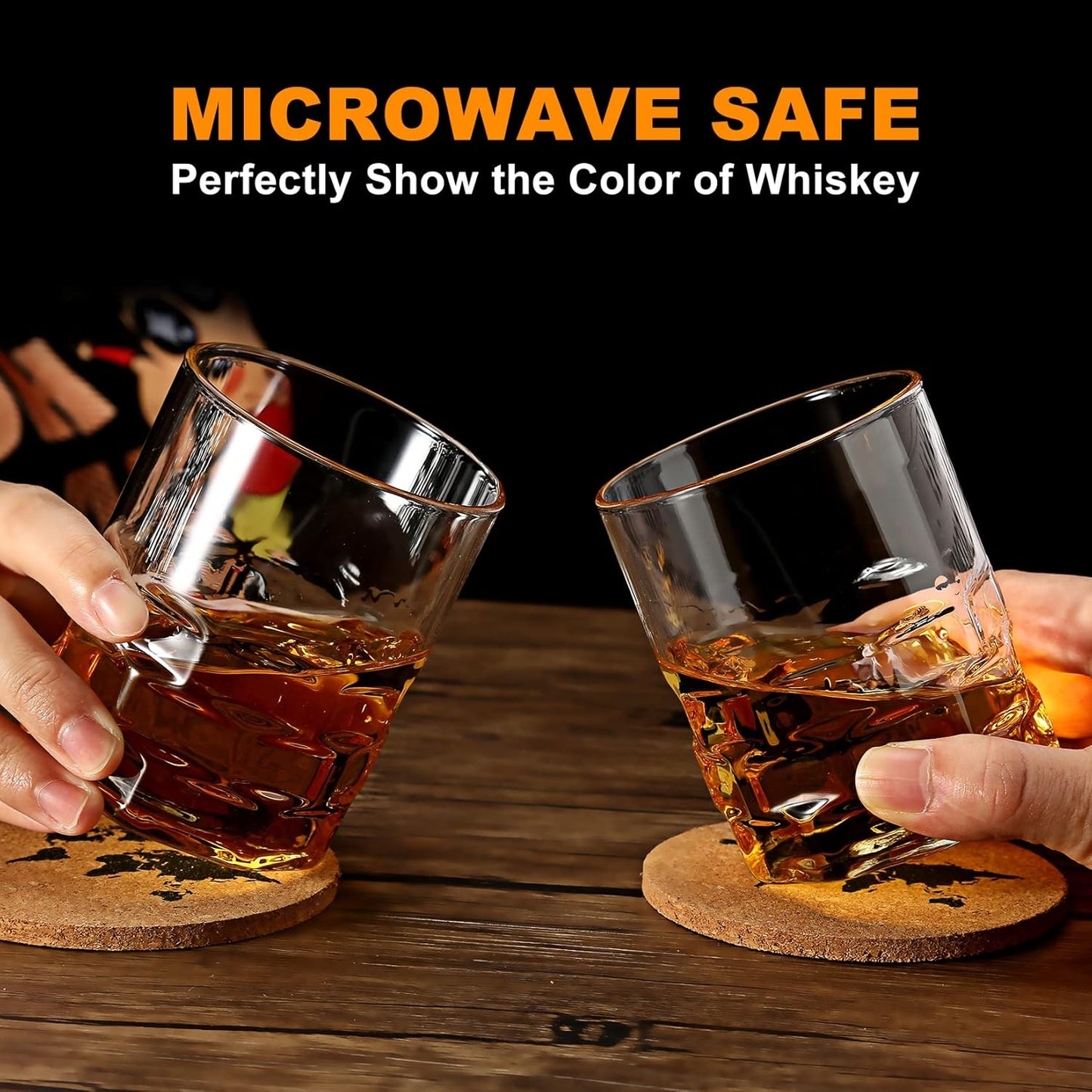 Whiskey Decanter Set Grenade Shaped Liquor Decanter Set with 2 Glasses - Scotch Bourbon Drinking Gift for Men&Women Dad Husband Boyfriend Brother Anniversary Birthday Christmas House Warming Present