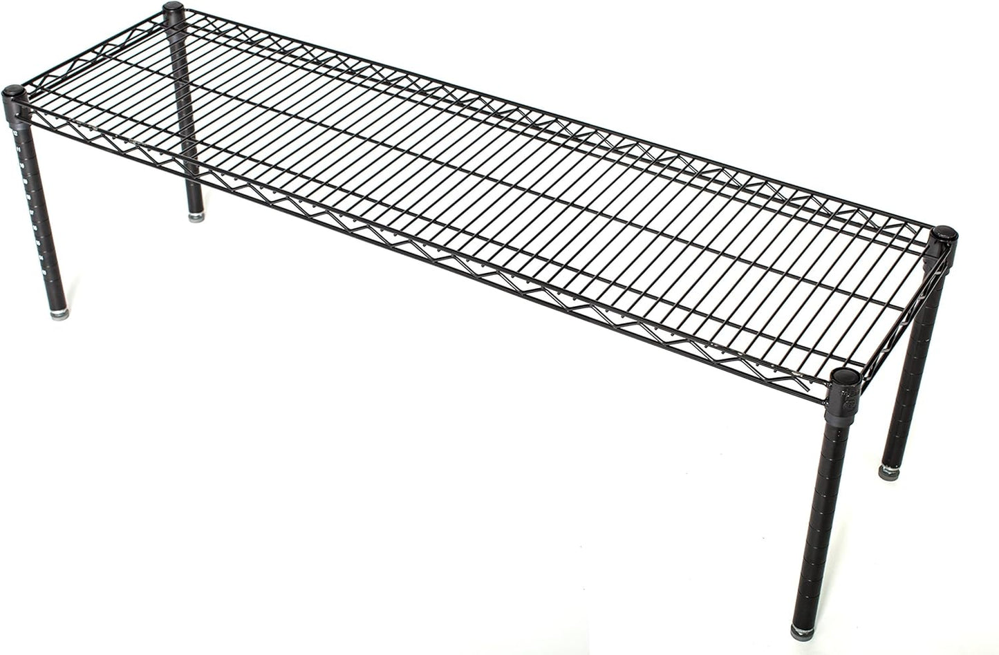 Omega Products Corporation 24" Deep x 60" Wide x 14" High Black Stationary Dunnage Rack