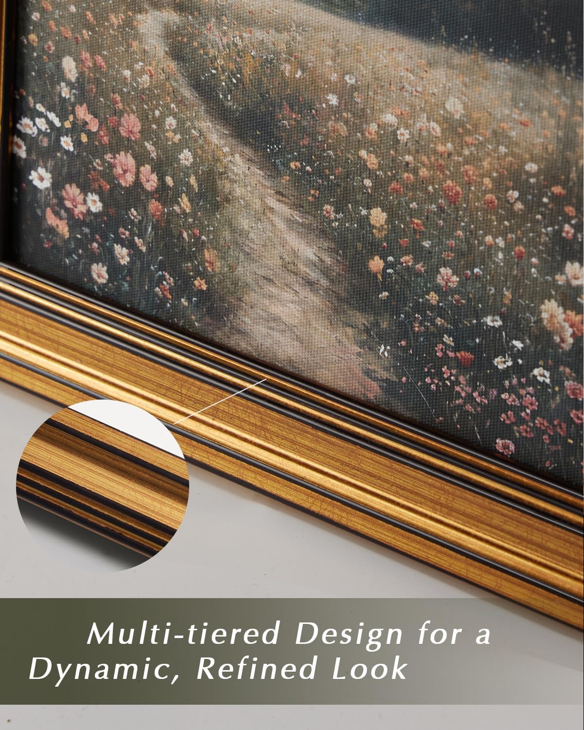 HUARCEY Gold Framed Vintage Wall Art for Living Room, Grace Swan Art Painting Pictures Rustic Animal Bathroom Prints Farmhouse Wall Decor Canvas Swan Shelf Decor for Kitchen Bedroom (Zwaan 12"x16")