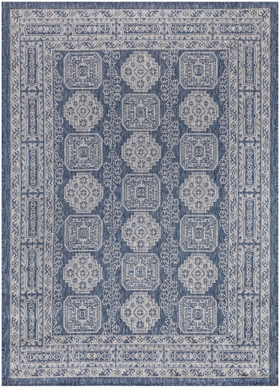 Keen Home Design Terrace Outdoor Area Rug - 9x12 Washable Indoor/Outdoor Rug for Patio, Kitchen, Balcony, Beach, Garden, Deck and Porch, Size: 8'10"x12'