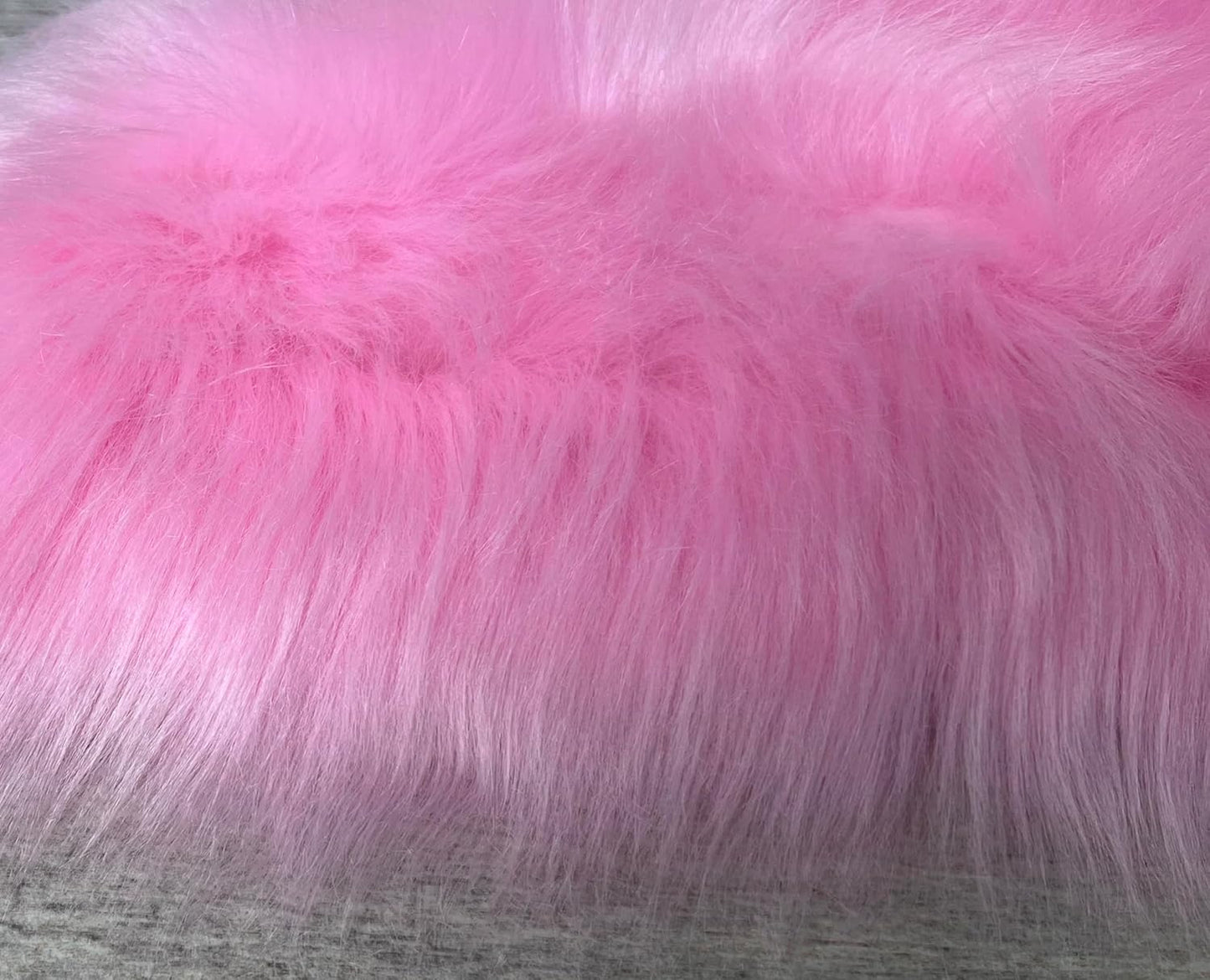 LAMBZY Faux Sheepskin Super Soft Hypoallergenic Free Shape Silky Shag Rug, Luxury Shaggy Plush Carpet for Bedrooms Living Kids Room Sofa Rugs (Pink, Sexto 6 Pelts 6'x6')