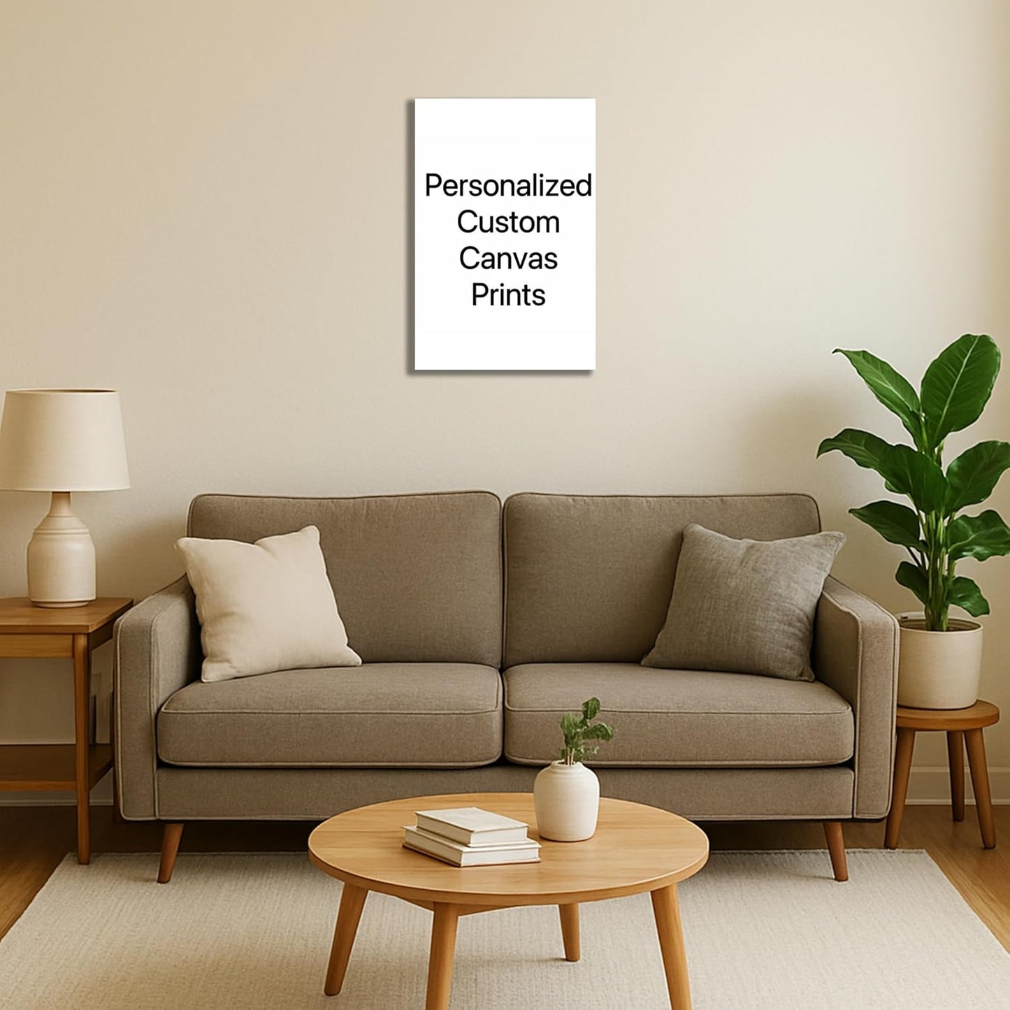 Personalized Custom Poster Prints: 16L x 24W Photo On Canva Transform Your Photos into Stunning Unframed Wall Art Digitally Printed (16L x 24W, Unframed)