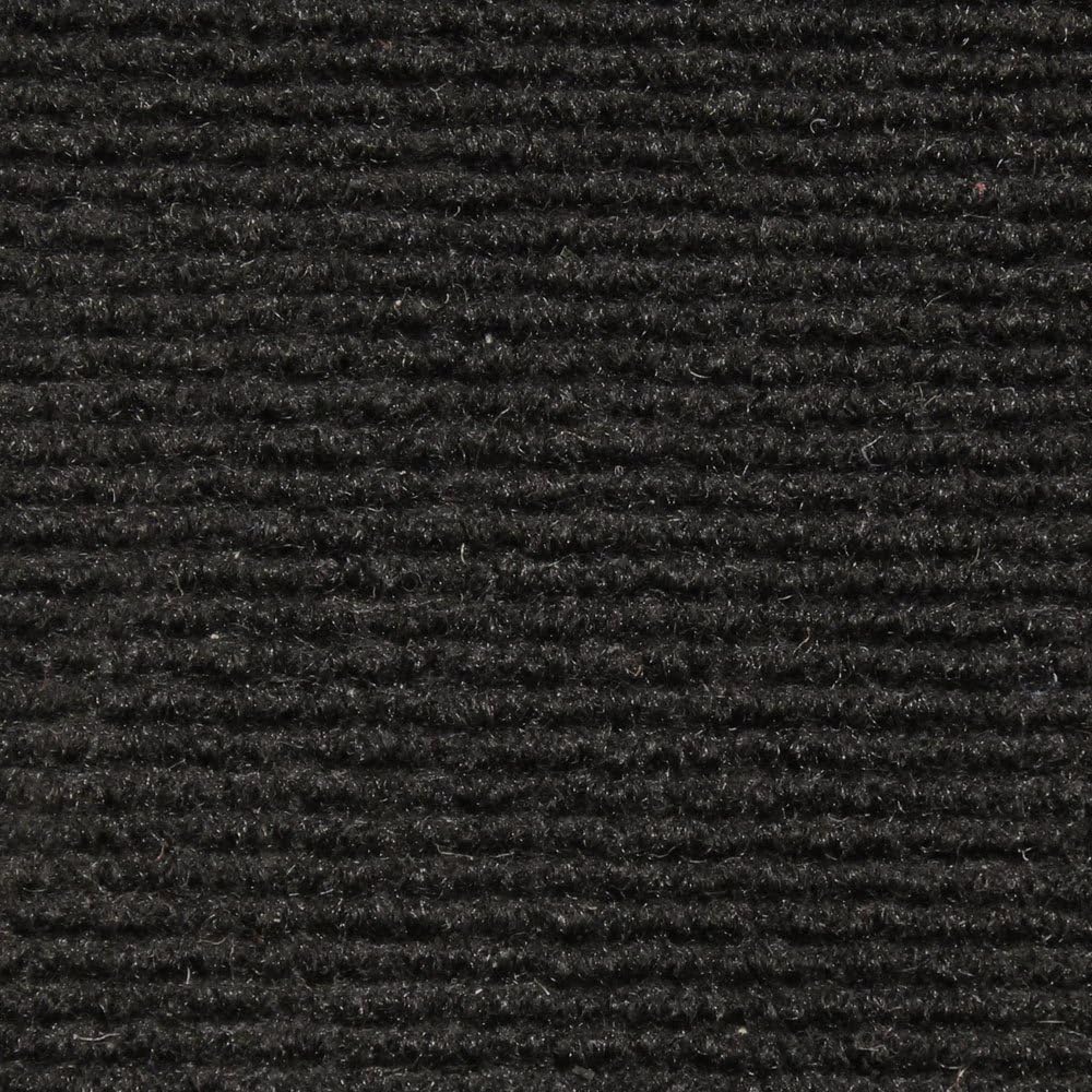 House, Home and More Indoor Outdoor Carpet with Rubber Marine Backing - Black - 6 Feet x 50 Feet - Durable, UV-Resistant - Adds Color and Comfort to Your Deck, Patio or Other Outdoor Rug Space.