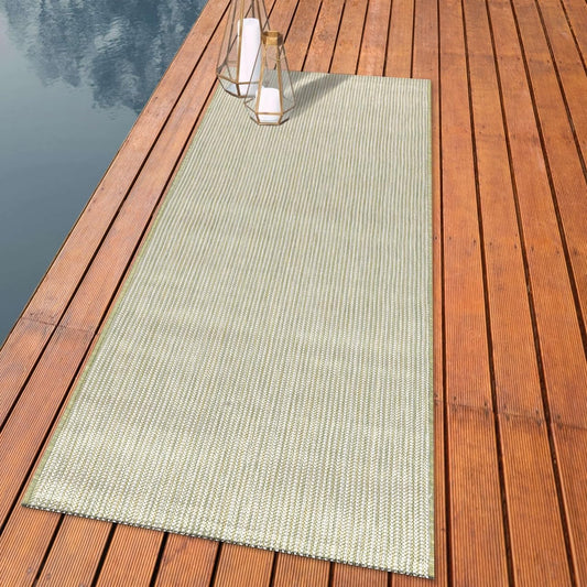 Keen Home Design Terrace Outdoor Runner Rug - 2x8 Washable Indoor/Outdoor Rug for Patio, Kitchen, Balcony, Beach, Garden, Deck and Porch, Size: 2'2"x7'7"