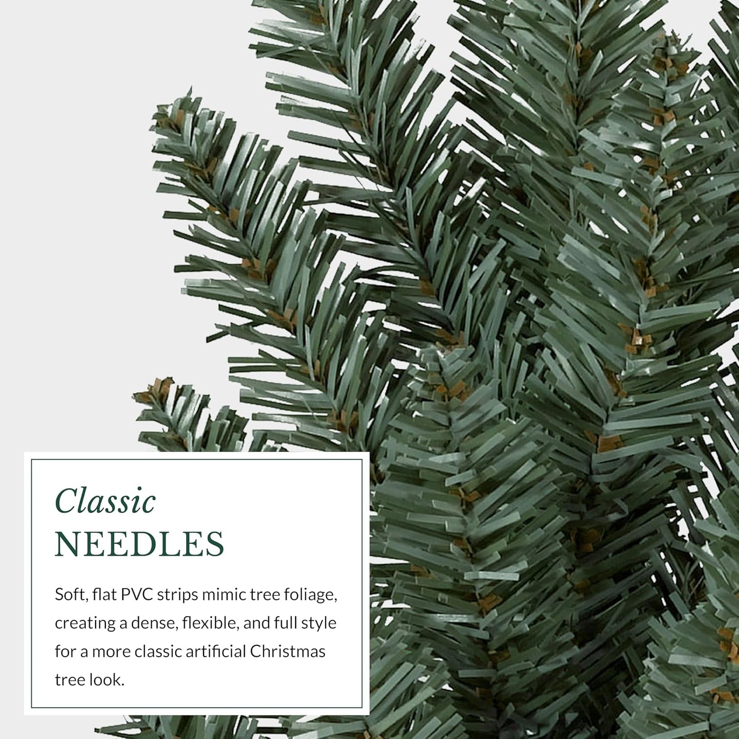 Balsam Hill 5.5 ft Unlit Classic Blue Spruce - Artificial Christmas Tree with Premium Stand & Storage Bag for Indoor Holiday Decorating