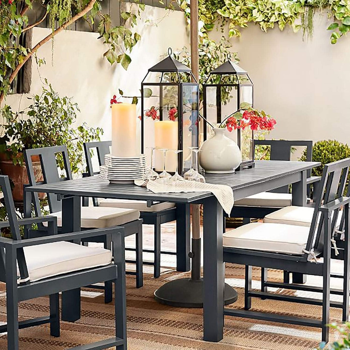 Homemory 6" x 4" Large Waterproof Outdoor Flameless Candles with Remote Control and Timer, Battery Operated Flickering LED Pillar Candles for Indoor Outdoor Lanterns, Porch, Long Lasting, Set of 4