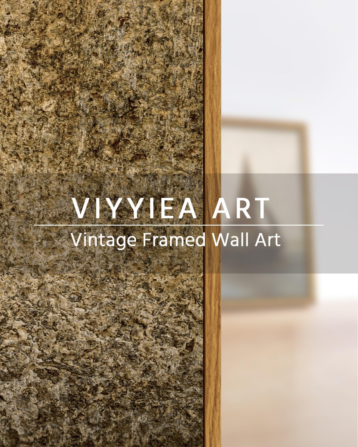 VIYYIEA Framed Canvas Wall Art Home Decor Abstract Textured Wall Prints Modern Bedroom Wall Decor Boho Art Room Décor Chic Wall Pictures Aesthetic Prints Artwork for Living Room Bathroom Decor 8x10in