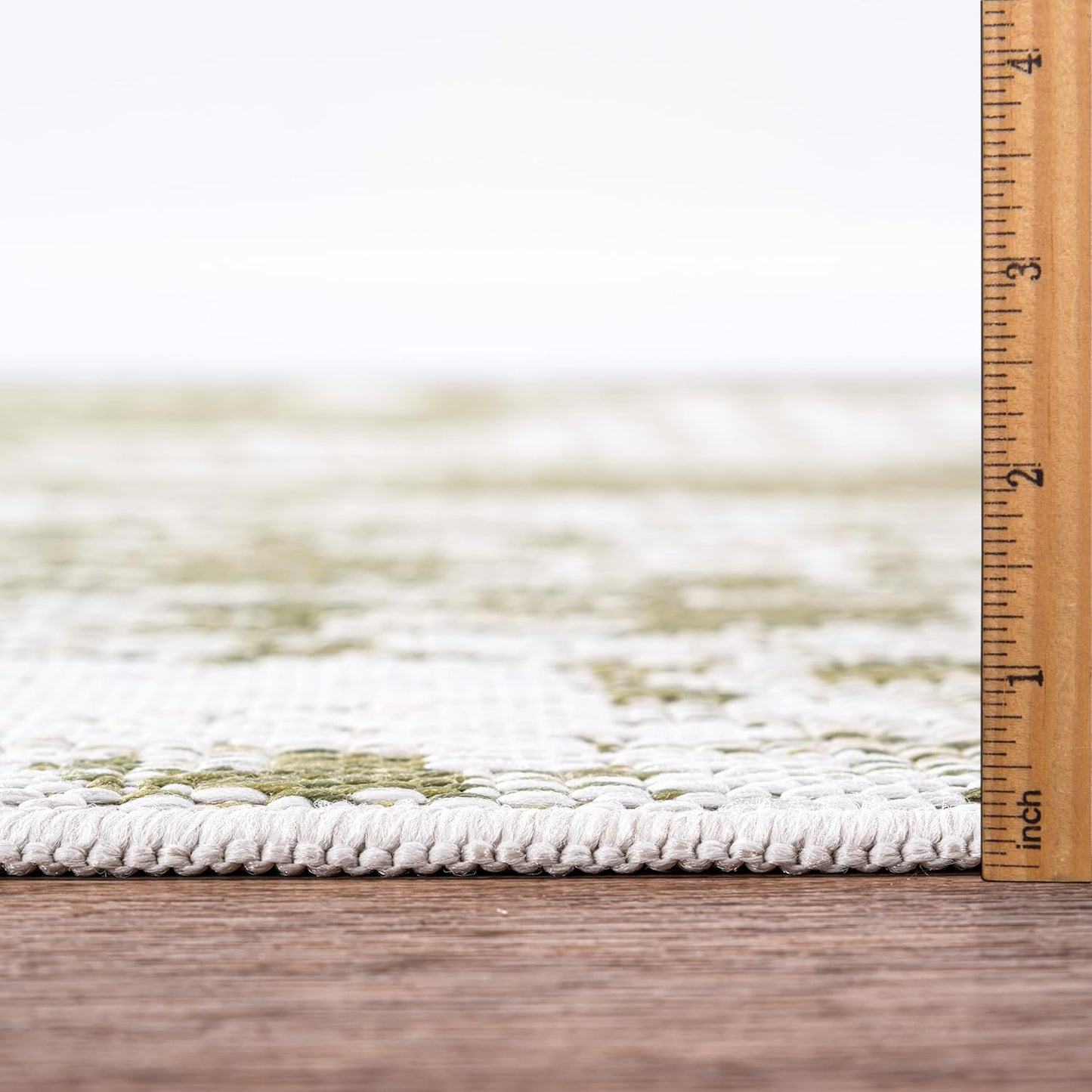 Keen Home Design Terrace Outdoor Runner Rug - 2x8 Washable Indoor/Outdoor Rug for Patio, Kitchen, Balcony, Beach, Garden, Deck and Porch, Size: 2'2"x7'7"