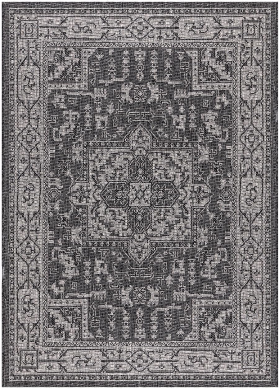 Keen Home Design Terrace Outdoor Throw Rug - 3x5 Washable Indoor/Outdoor Rug for Patio, Kitchen, Balcony, Beach, Garden, Deck and Porch, Size: 3'x5'