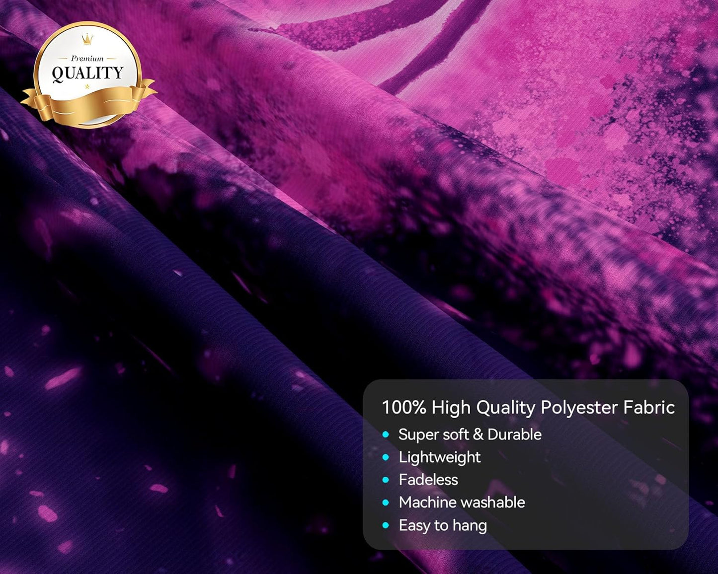 dueeia Blacklight Cherry Blossom Tapestry Wall Hanging Glow in the Dark Uv Nature Tapestries for Bedroom Aesthetic Living Room Wall Decor(90.6"x70.9")