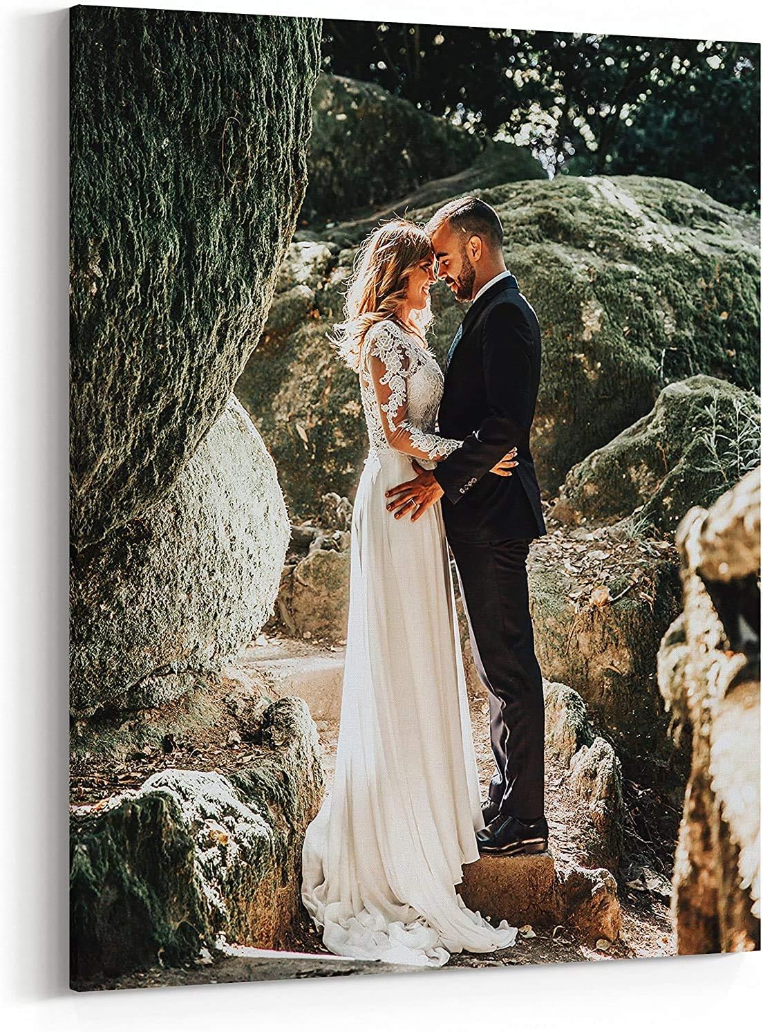 Personalized Custom Canvas Prints: Photo On Canvas (Framed Canvas, 8x8) Transform Your Photos into Stunning Framed Wall Art Digitally Printed Photo To Canvas Ideal for Home Decor, Gifts Keepsakes.