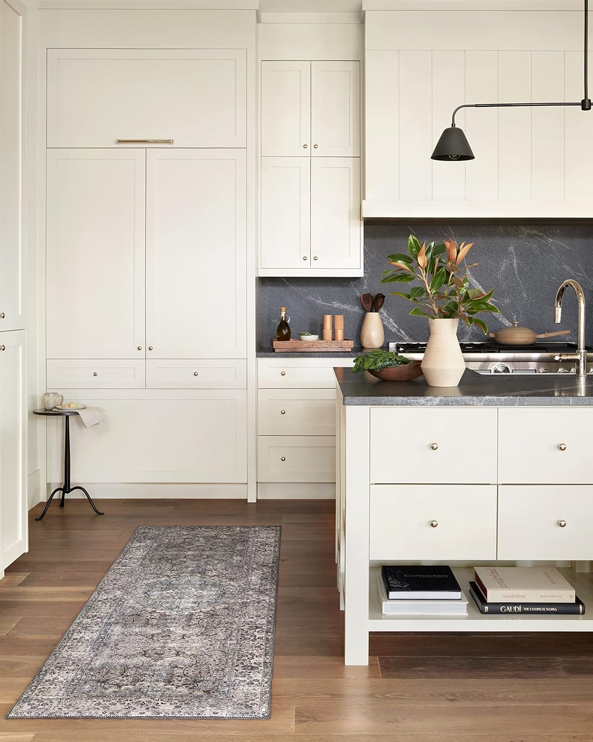 Loloi Layla Collection LAY-06 Taupe/Stone 2'-6" x 9'-6" .13" Thick Runner Rug, Soft, Durable, Vintage Inspired, Distressed, Low Pile, Non-Shedding, Easy Clean, Printed, Living Room Rug