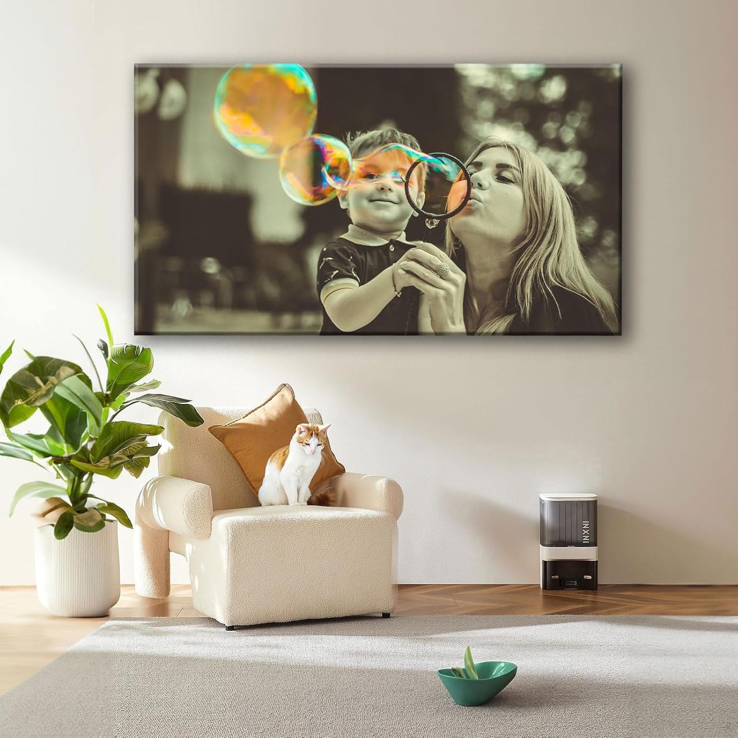 Laoife Custom Canvas Prints with Your Photos 32"x16" Wall Art, Custom photos on Canvas - Upload Your Image/Photo- Customizable photos, portraits and more, Ideal for Office, Living Room, Bedroom Wall Decor