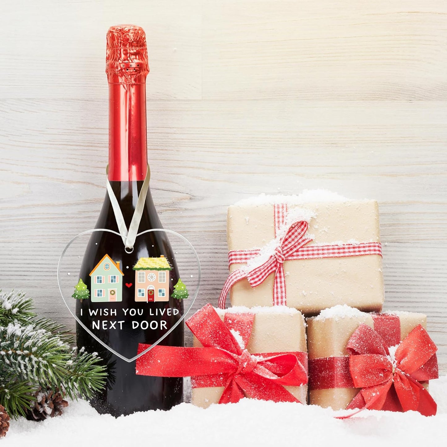 Gifts for Friends Female - Friendship Gifts for Women Friends, Bestie for Women, BFF - Best Friend Christmas Ornaments - Friendship Christmas Ornaments - Acrylic Ornament