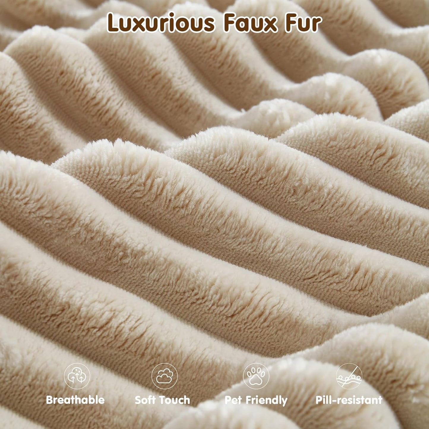 ovios 81" Oversized Sectional Double Lounge Chaise with Cloud Plush Sofa Bed, No Assembly Required, Fluffy Modern Sleeper Loveseat Chair for Indoor Living Room Bedroom Reading, Beige (Plush Fabric)