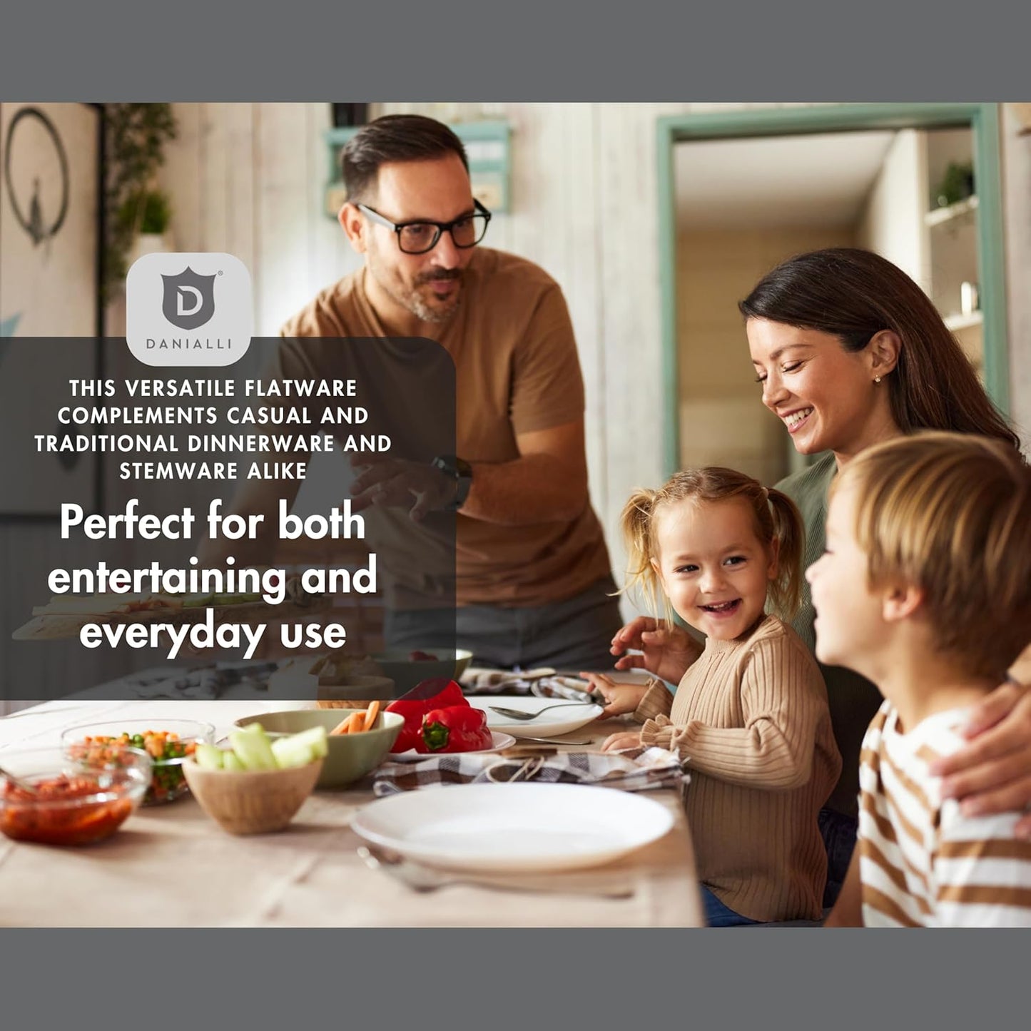 Silverware Set for 12 | 18/10 Stainless Steel Flatware Set | Mirror Finish, Heavy-Duty, Dishwasher Safe, Elegant & Durable, Built to Last (60-Piece, Marettimo)