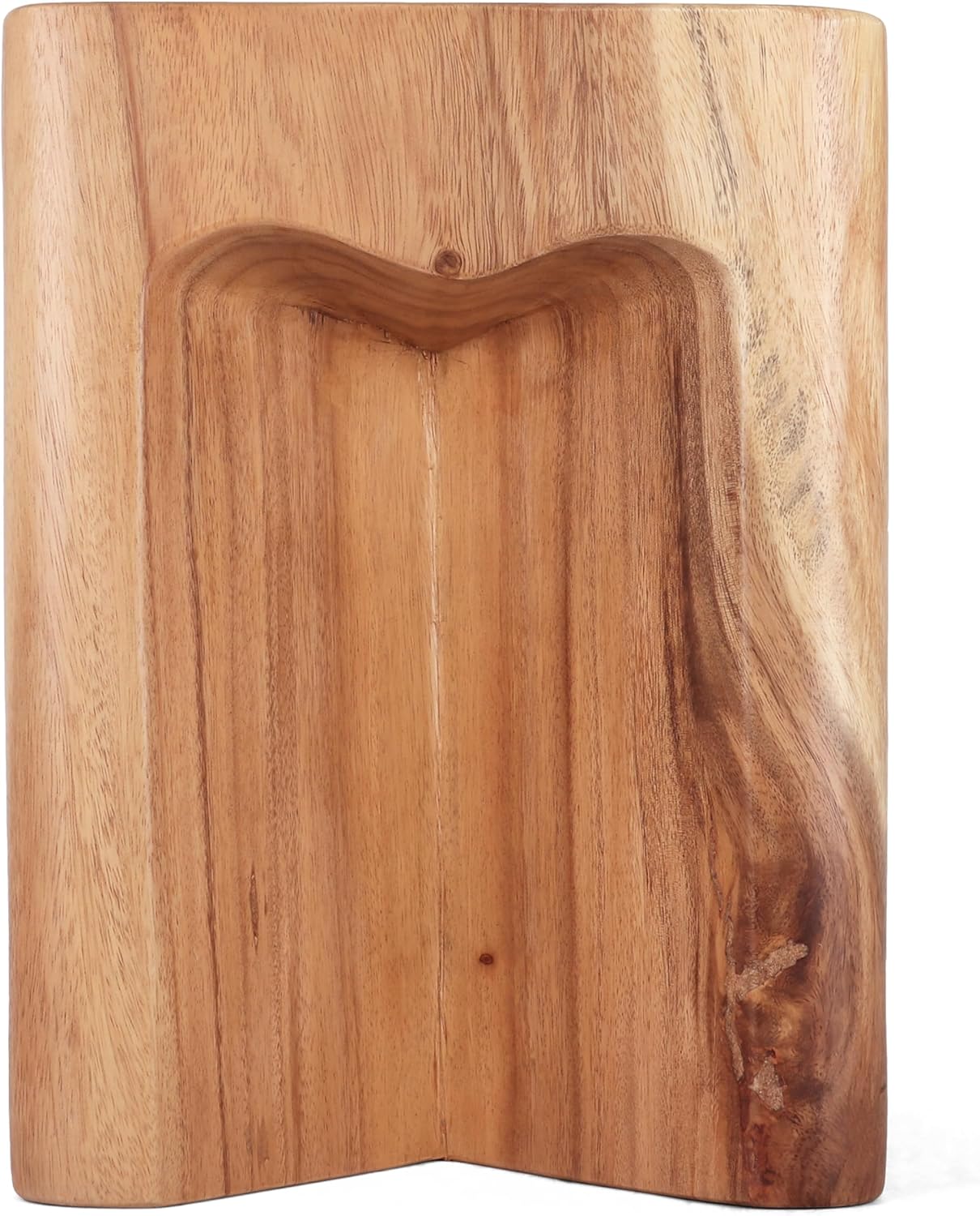 Rutledge & King Wooden End Table - Unique Wooden Side Table - Mid Century Side Table - Saur Wood Side Table - Small Accent Table - Mid Century Modern Side Table