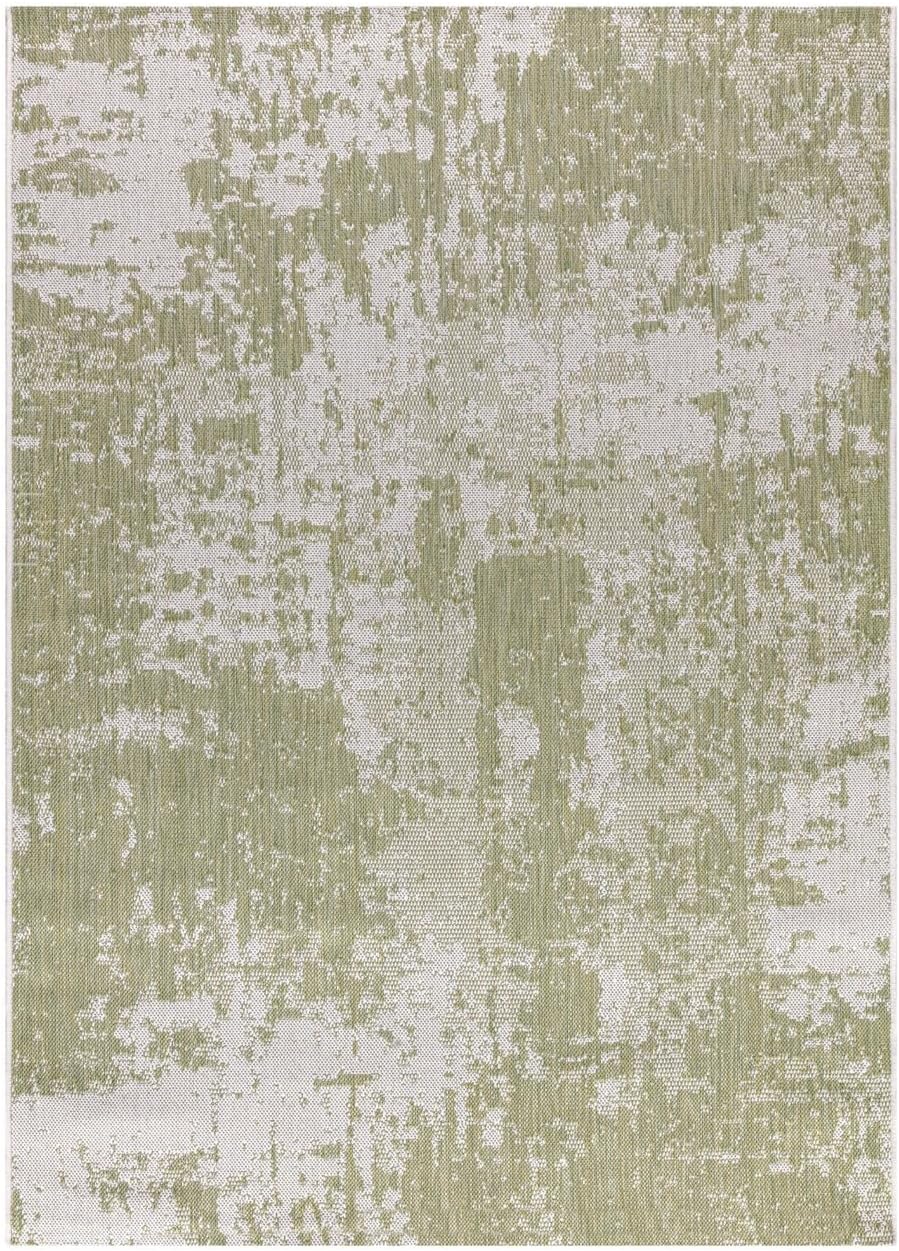 Keen Home Design Terrace Outdoor Area Rug - 6x9 Washable Indoor/Outdoor Rug for Patio, Kitchen, Balcony, Beach, Garden, Deck and Porch, Size: 6'x8'10"