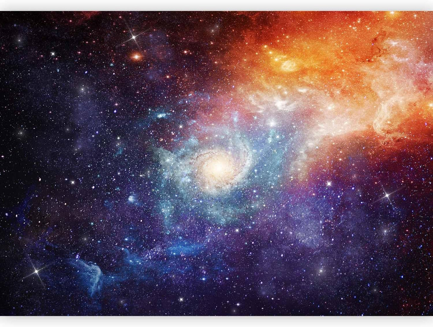 artgeist Wall Mural Cosmos Galaxy 96x69 in - Peel and Stick Self-Adhesive Wallpaper Removable Large Sticker Foil Wall Decor Print Picture Image Design f-C-0101-a-a