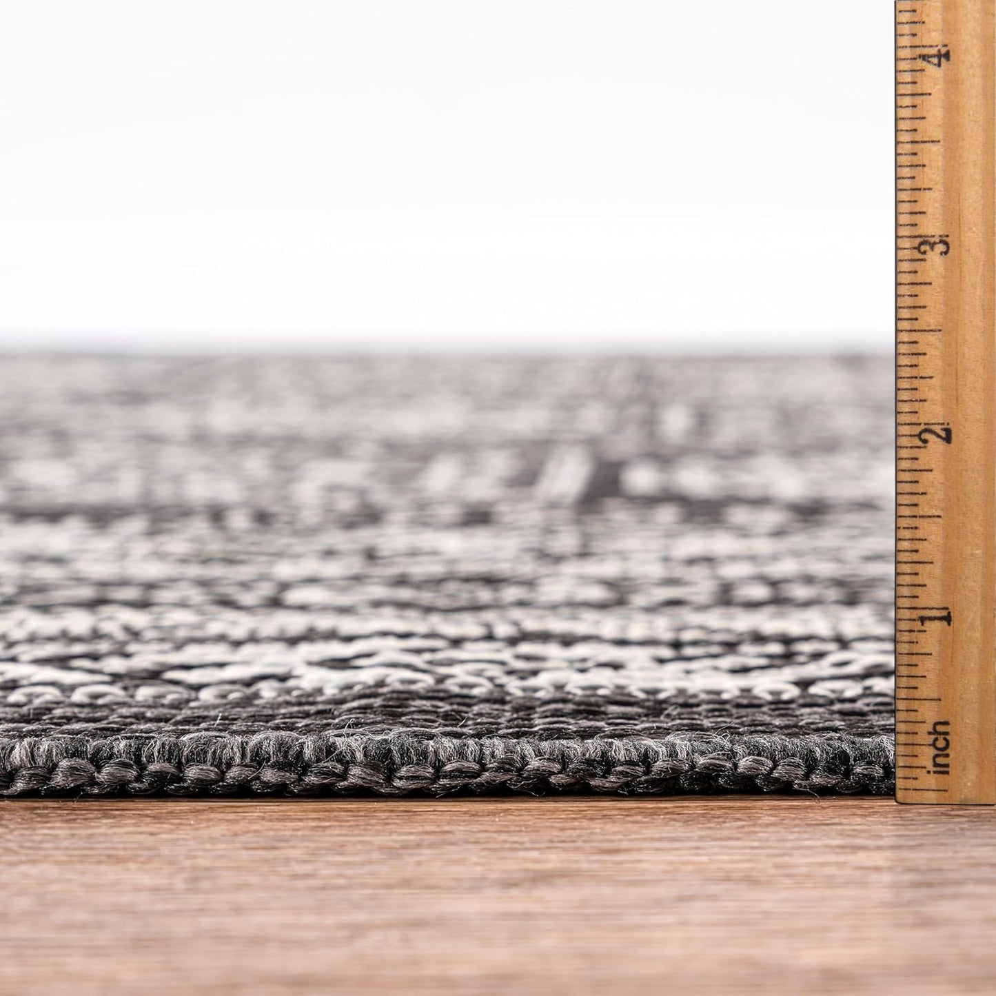 Keen Home Design Terrace Outdoor Round Rug - 5ft Round Washable Indoor/Outdoor Rug for Patio, Kitchen, Balcony, Beach, Garden, Deck and Porch, Size: 5'3" Round