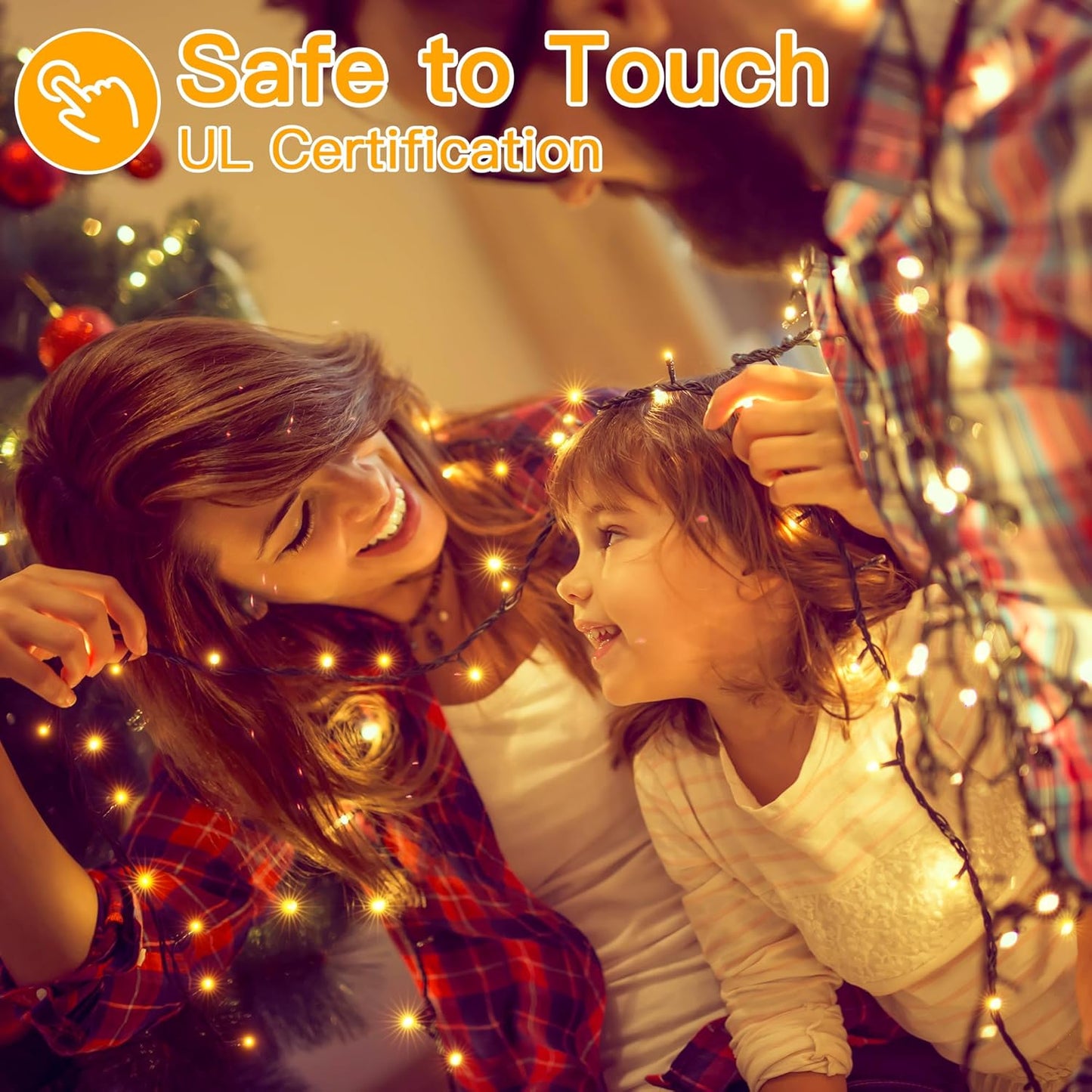 Ollny Christmas Lights, 1000LED 328FT Long Christmas Tree Lights with 8 Modes Remote Timer IP44 Waterproof, Outdoor Christmas Lights for Tree House Yard Outside Xmas Decorations Warm White