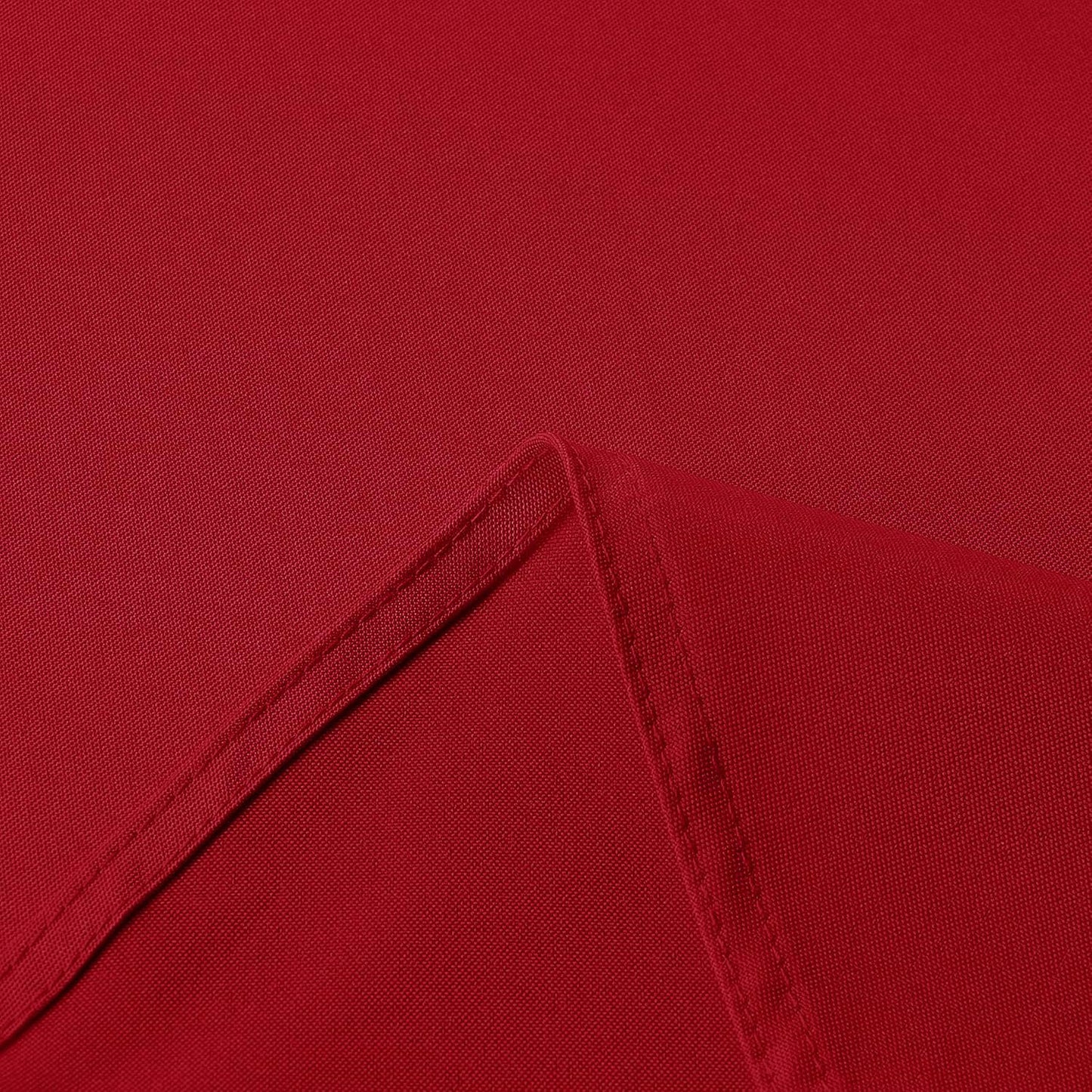 sancua Rectangle Tablecloth - 70 x 108 Inch - Stain and Wrinkle Resistant Washable Polyester Table Cloth, Decorative Fabric Table Cover for Dining Tables, Buffet Parties and Camping, Red