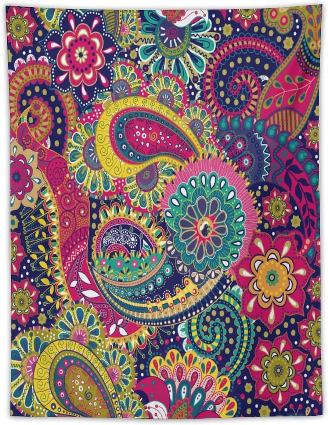 ICMOLYYENLO Tropical Green Plant Tapestry, Green Palm Leaves Natural Landscape Print Wall Tapestry for Bedroom Living Room Dormitory 40x60 Inch