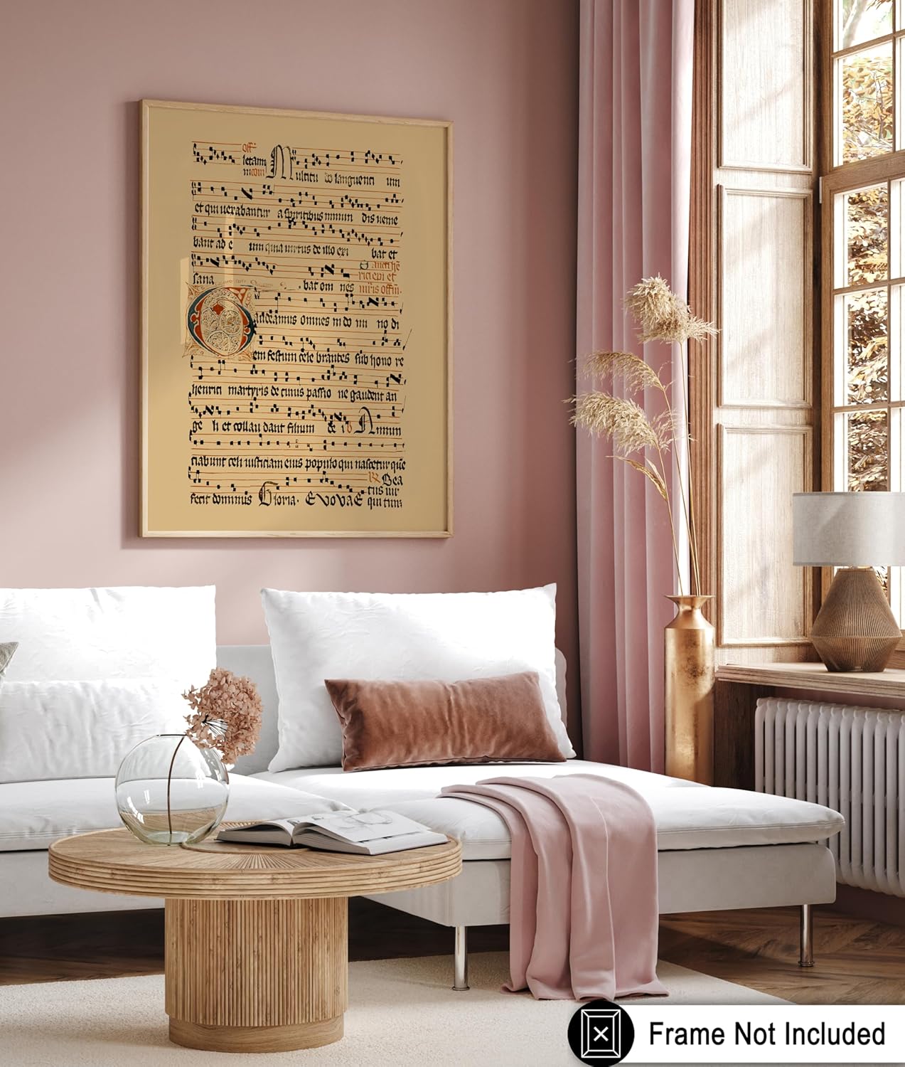 Poster Master Vintage Graduale Aboense Poster - Retro Gregorian Chant Manuscript Print - Hymnal Art - Gift for Men & Women - Great Wall Decor for Dorm, Living Room or Bedroom - 11x14 UNFRAMED Wall Art