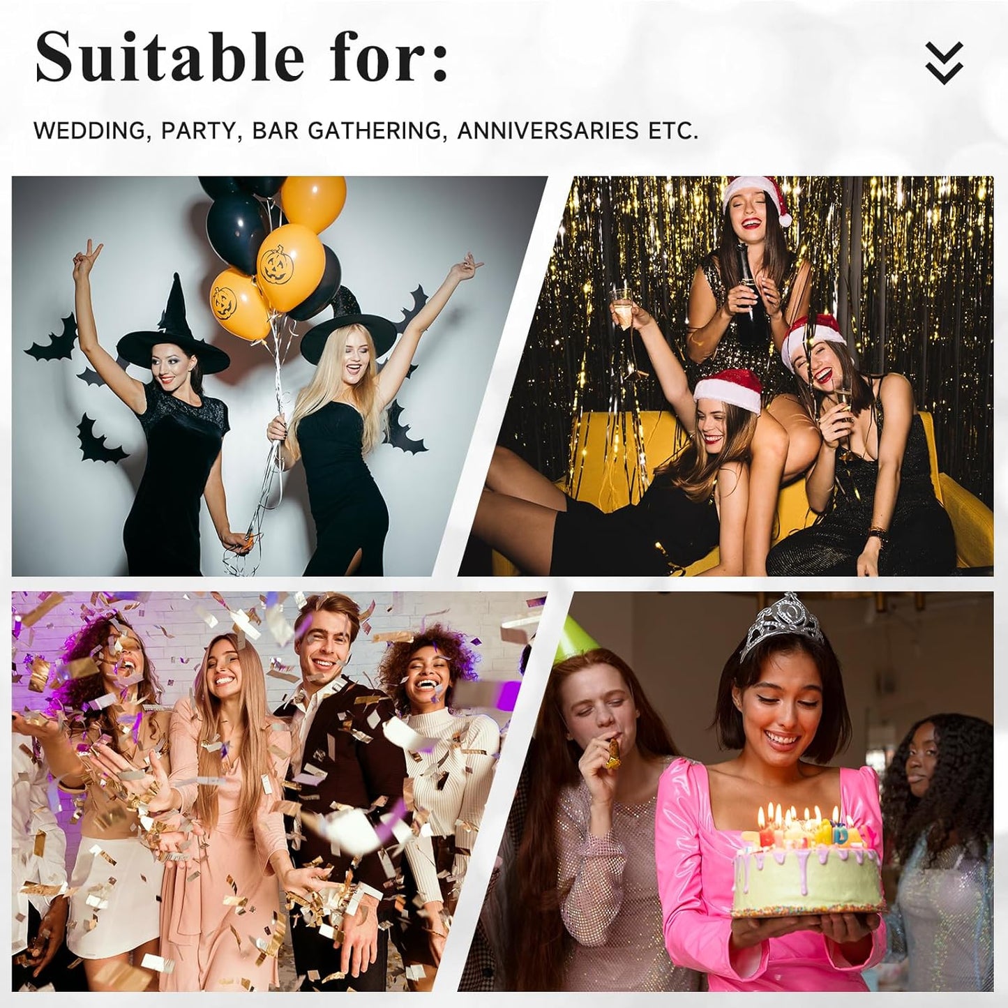 XUWAIDSGN Acrylic Champagne Flutes Toasting Glasses Unbreakable Mimosa Bar Reusable Wine Glasses Vintage Champagne Flutes Stemmed Drinking Cups 5.4 OZ for Christmas Birthday (10, Black)