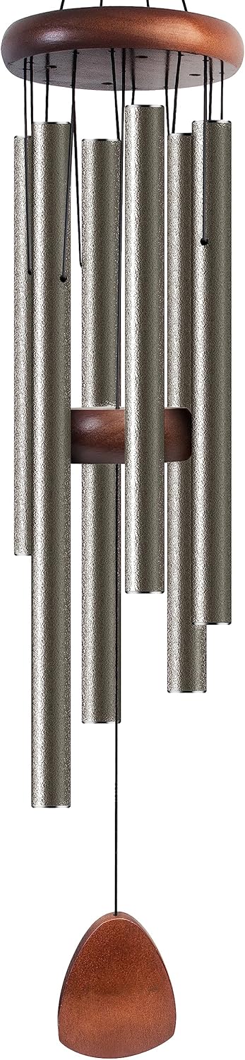 Large Aluminium Wind Chimes 37 Inches to Create a Zen Atmosphere Suitable for Outdoor, Garden, Patio Decoration. Classic Wind Chimes with Wind Catcher Suitable as A Gift for Unisex(Copper)