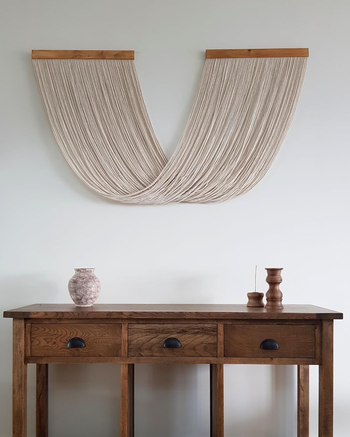 Knots & Beyond Macrame Wall Hanging Large, Boho Wall Tapestry, Bohemian Wall Decor, Fiber Wall Art