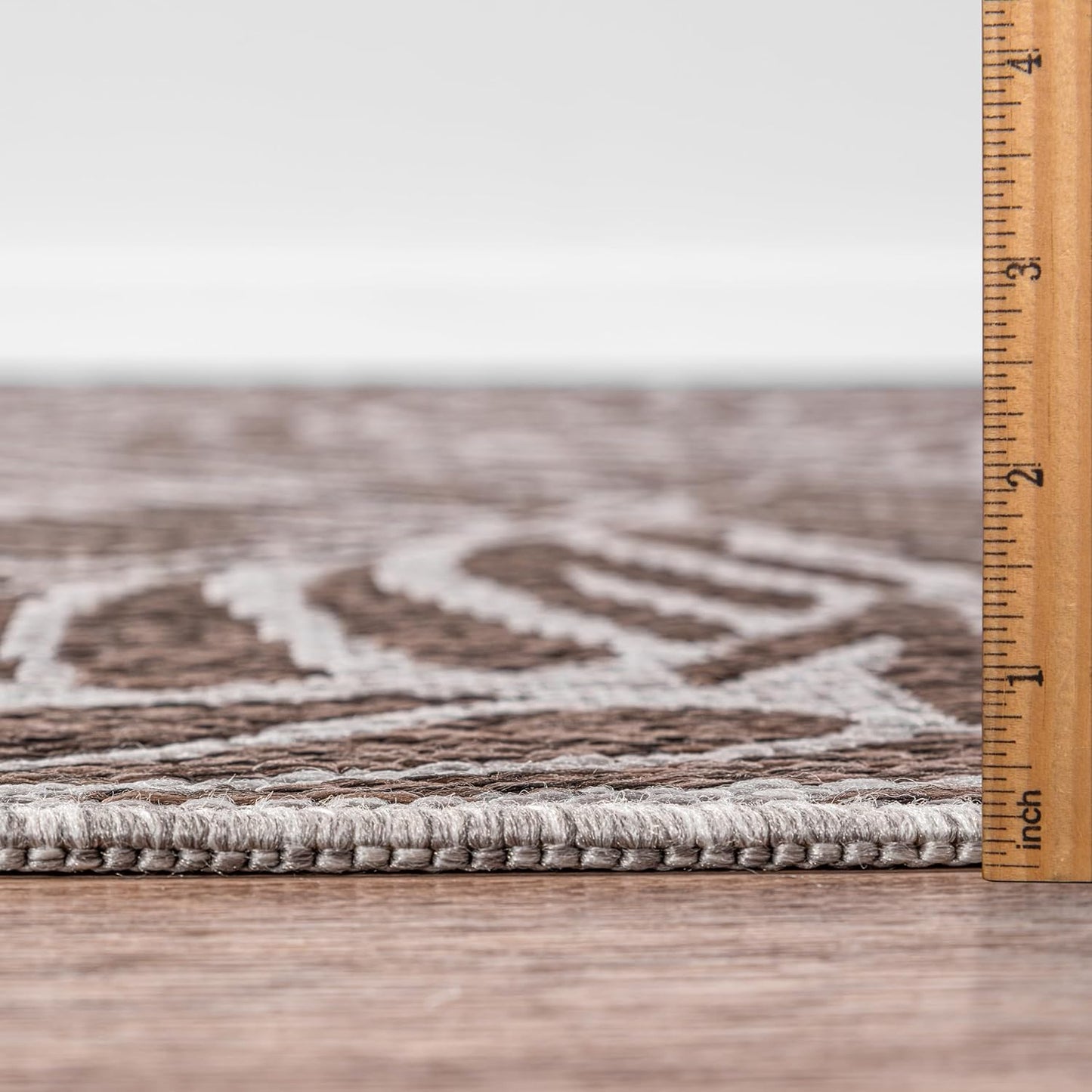 Keen Home Design Terrace Outdoor Area Rug - 12x15 Washable Indoor/Outdoor Rug for Patio, Kitchen, Balcony, Beach, Garden, Deck and Porch, Size: 12'x15'