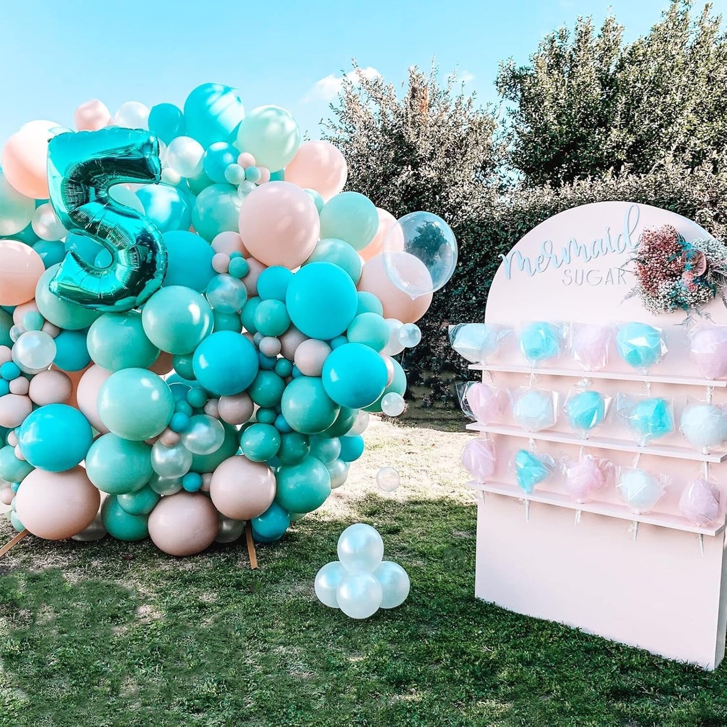 130pcs Teal Balloons Different Sizes 18" 12" 10" 5" Turquoise Blue Balloons for Boys Girls Baby Shower Wedding Anniversary Graduation Engagements Birthday Party Decorations
