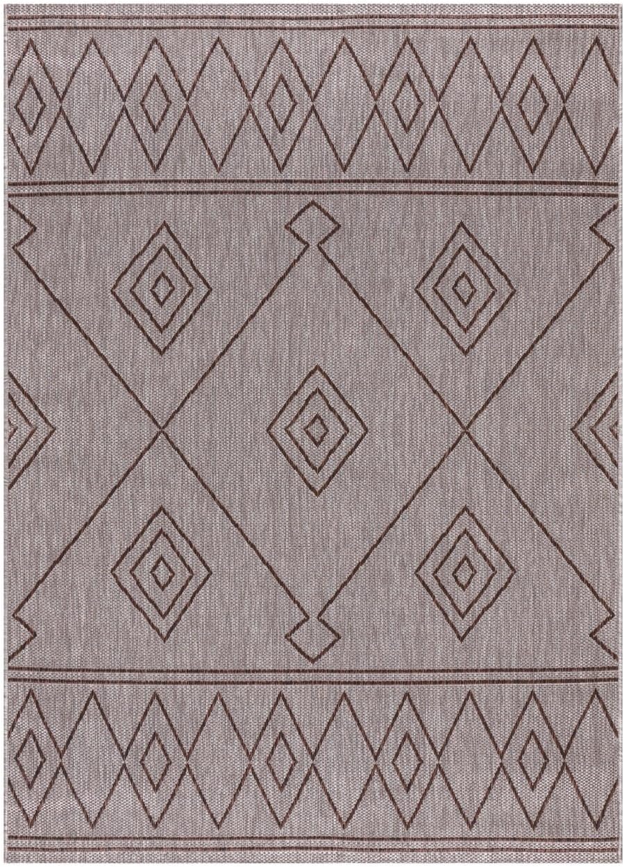 Keen Home Design Terrace Outdoor Area Rug - 9x12 Washable Indoor/Outdoor Rug for Patio, Kitchen, Balcony, Beach, Garden, Deck and Porch, Size: 8'10"x12'