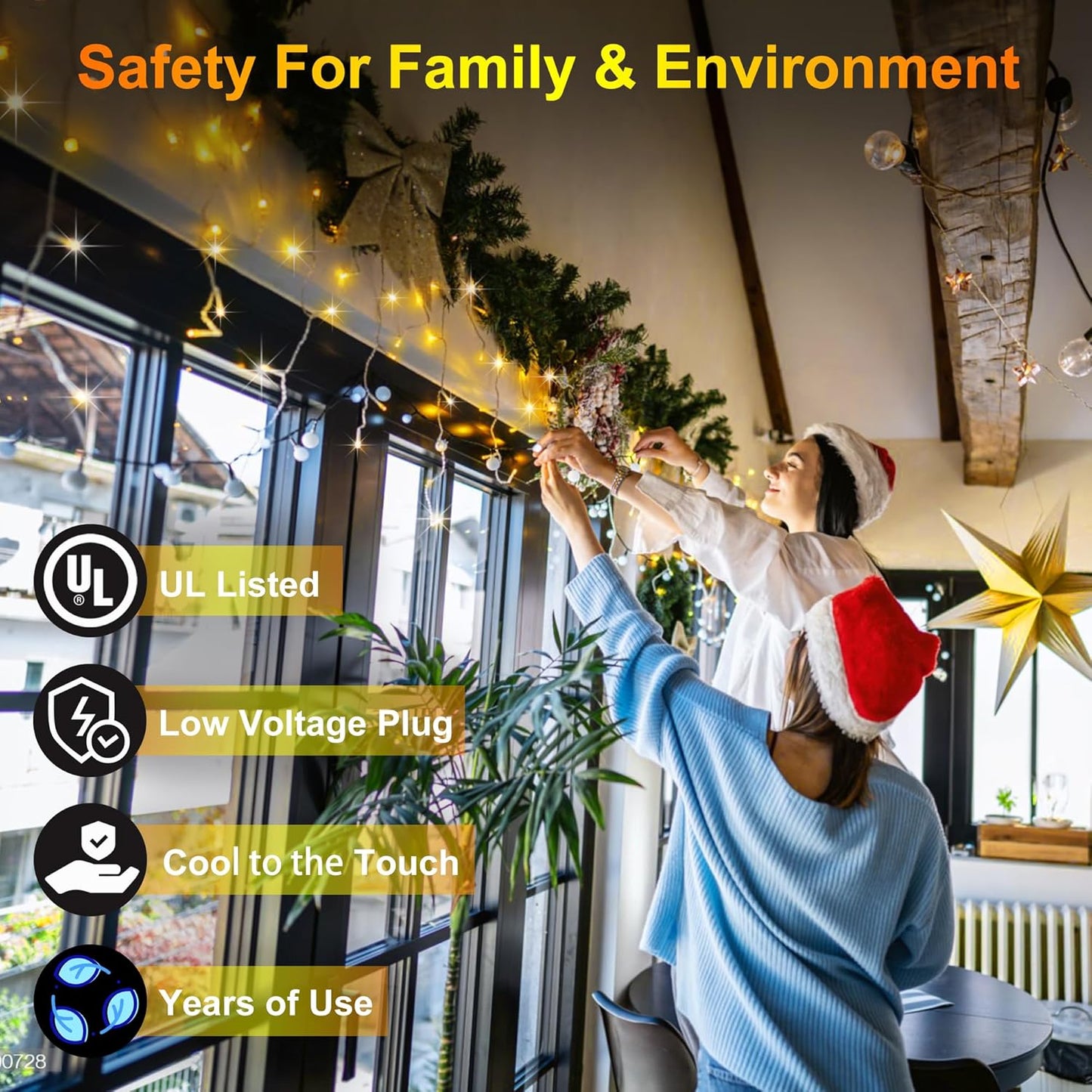 612 LED 60FT Christmas Lights with 136 Drops, 12 Modes Dimmable Warm White Outdoor Hanging Lights with Timer Memory, Waterproof Curtain Lights for Home Bedroom Indoor Tree Window Roof Fence Wedding