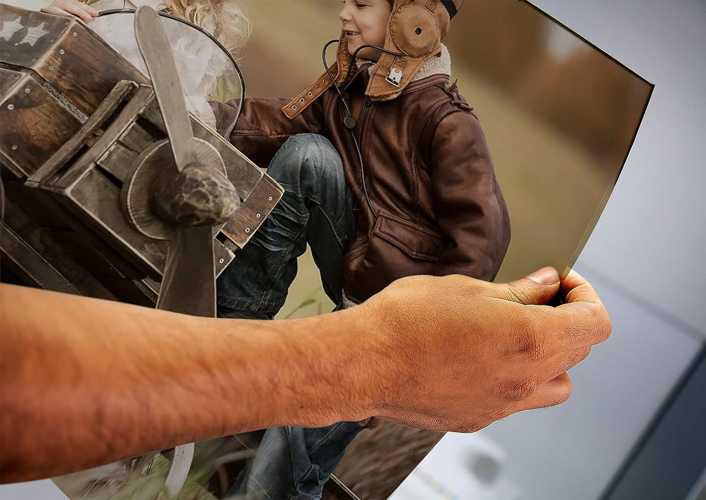 Personalized Custom Canvas Prints: Photo On Canvas (Light Brown, 12x16) Transform Your Photos into Stunning Framed Wall Art Digitally Printed Photo To Canvas Ideal for Home Decor, Gifts Keepsakes.