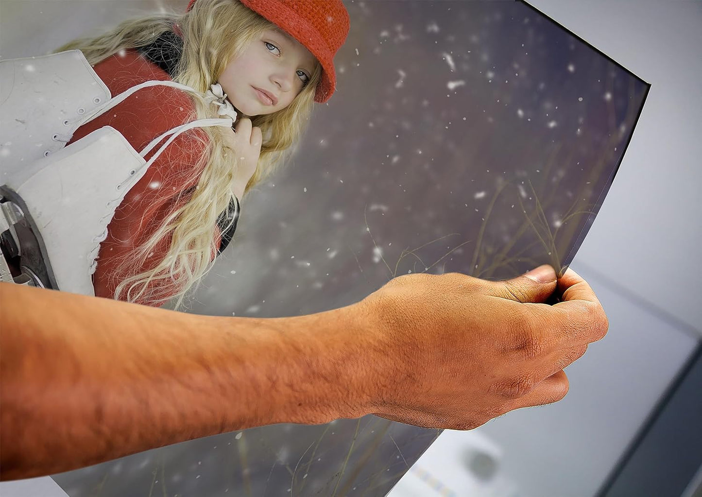 Personalized Custom Canvas Prints: Photo On Canvas (Dark Brown, 8x8) Transform Your Photos into Stunning Framed Wall Art Digitally Printed Photo To Canvas Ideal for Home Decor, Gifts Keepsakes.