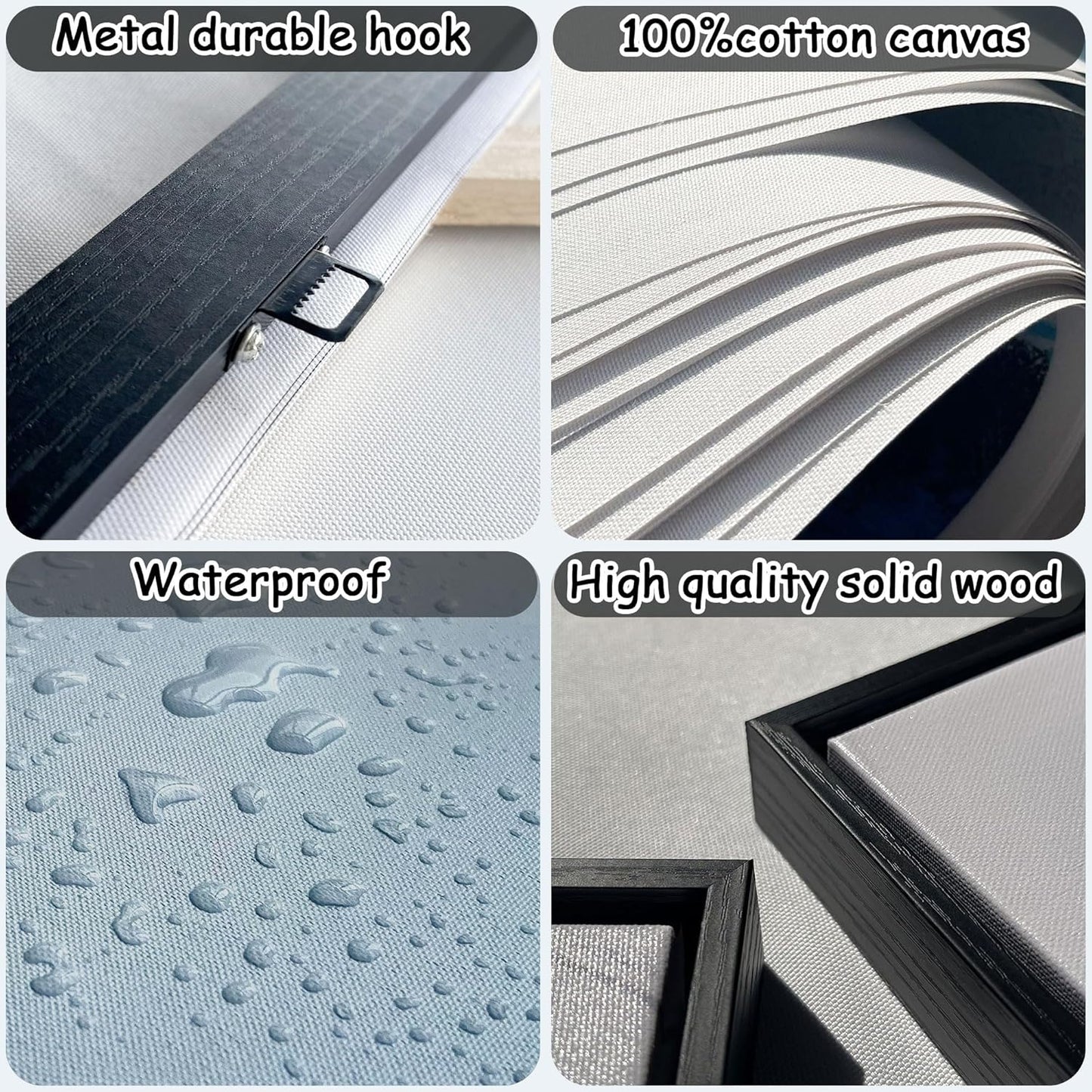 New York City Wall Art -Framed Modern Abstract Wall Art for Living Room, Office & Bedroom Cityscape & Paintings for Bedroom brooklyn bridge Pictures Wall Decor Chicago Artwork for Walls 20×40IN