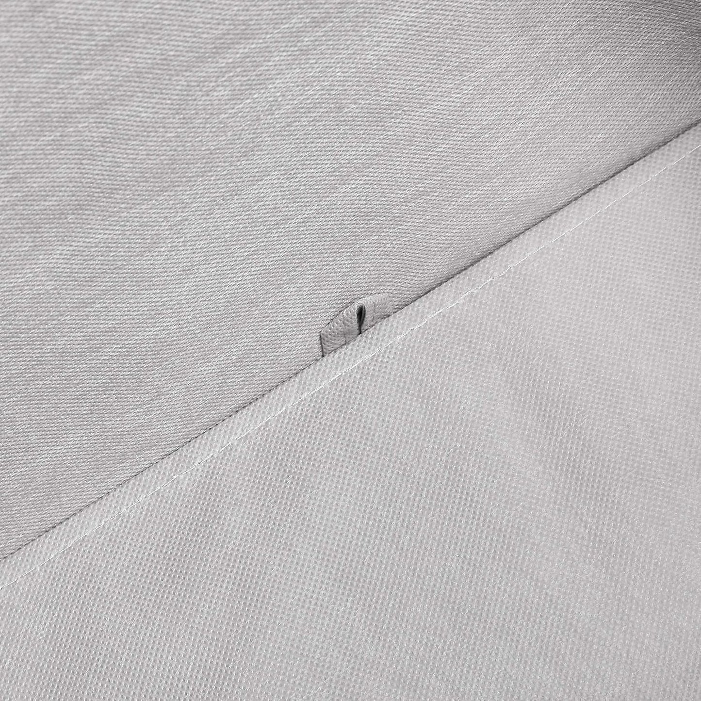 Amazon Basics Collapsible Cube Storage Organizer Bins, 6-Pack, 10.5 x 10.5 x 11 inches, Light Grey