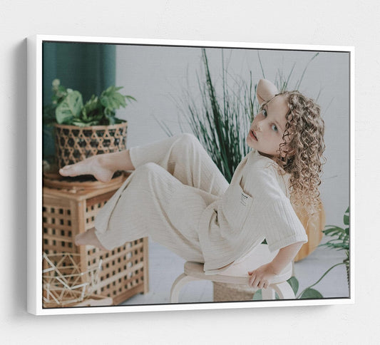 Personalized Custom Canvas Prints: Photo On Canvas (White, 20x20) Transform Your Photos into Stunning Framed Wall Art Digitally Printed Photo To Canvas Ideal for Home Decor, Gifts Keepsakes.