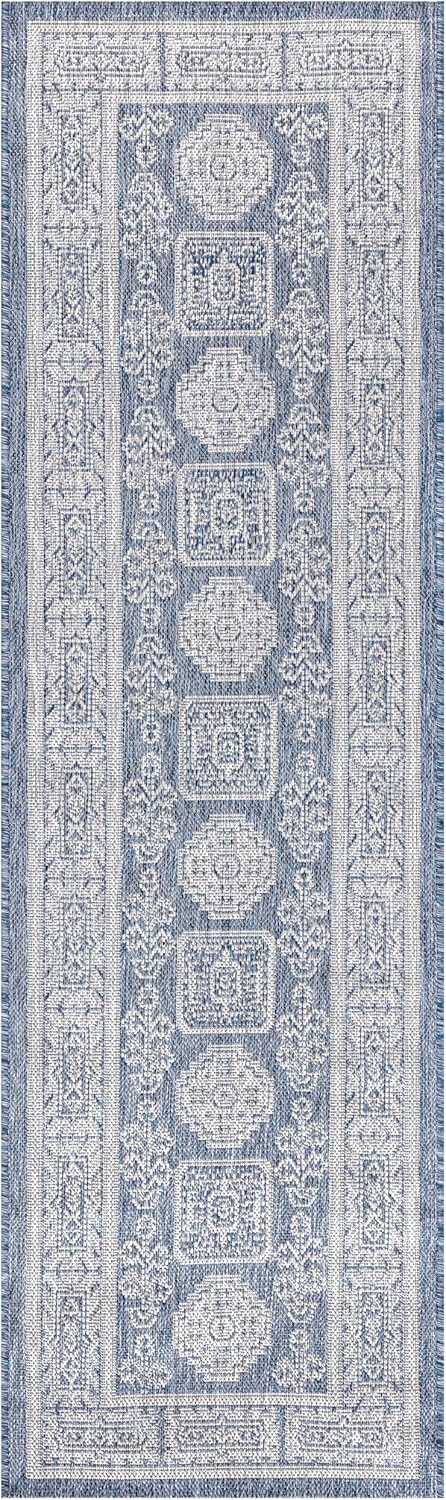 Keen Home Design Terrace Outdoor Runner Rug - 2x6 Washable Indoor/Outdoor Rug for Patio, Kitchen, Balcony, Beach, Garden, Deck and Porch, Size: 2'2"x5'7"