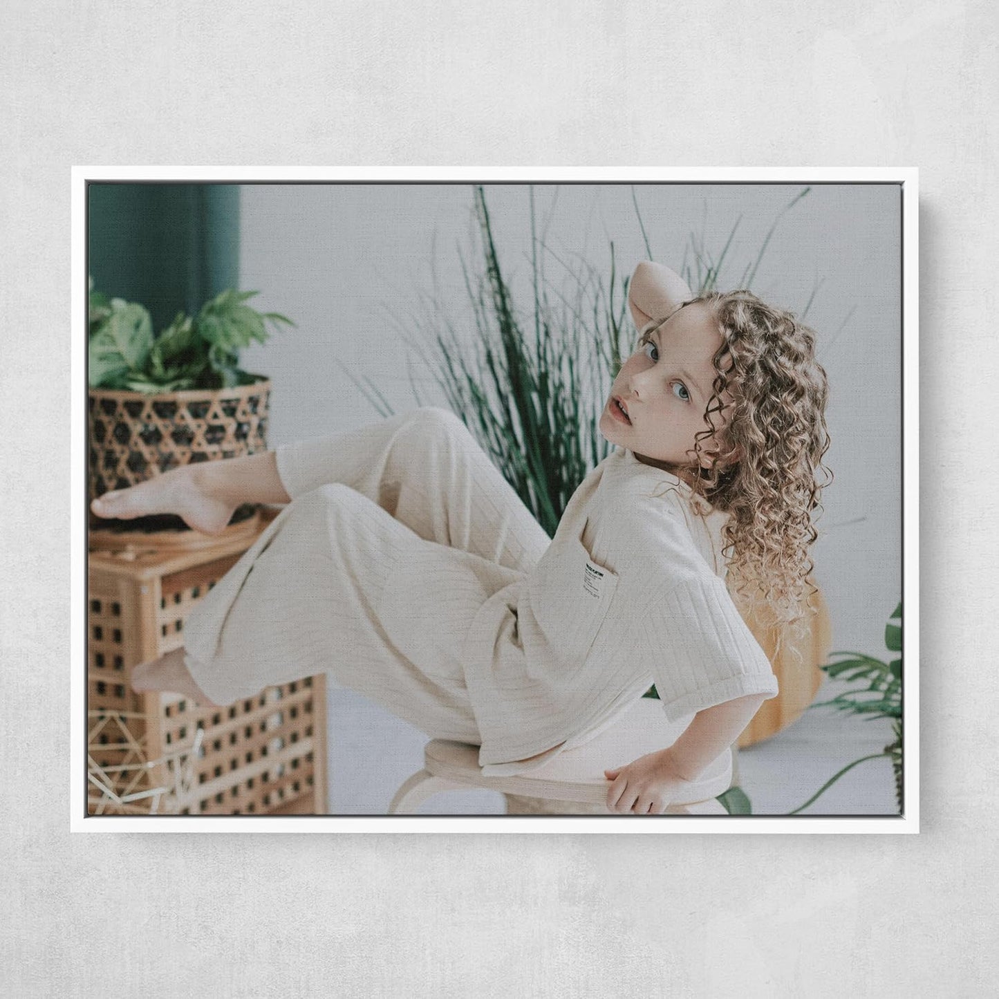 Personalized Custom Canvas Prints: Photo On Canvas (White, 12X12) Transform Your Photos into Stunning Framed Wall Art Digitally Printed Photo To Canvas Ideal for Home Decor, Gifts Keepsakes.