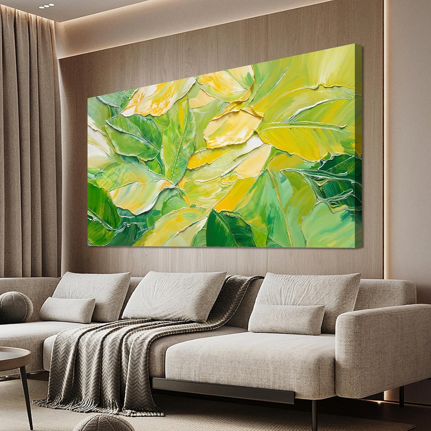 Canvas Wall Art Decor Wall Art Pictures for Living Room Artwork for Walls Abstract Green Wall Art Prints Abstract Canvas Art Wall Decor Wall Decorations Bedroom Home Aesthetic Wall Art Decor 20" X 40"