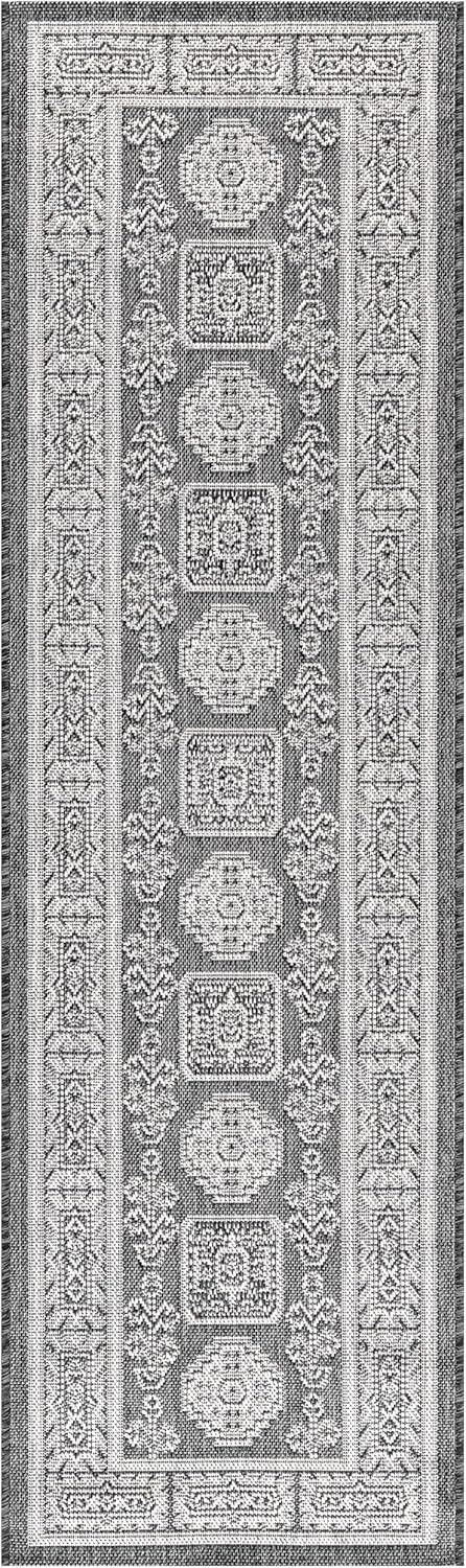 Keen Home Design Terrace Outdoor Runner Rug - 2x6 Washable Indoor/Outdoor Rug for Patio, Kitchen, Balcony, Beach, Garden, Deck and Porch, Size: 2'2"x5'7"